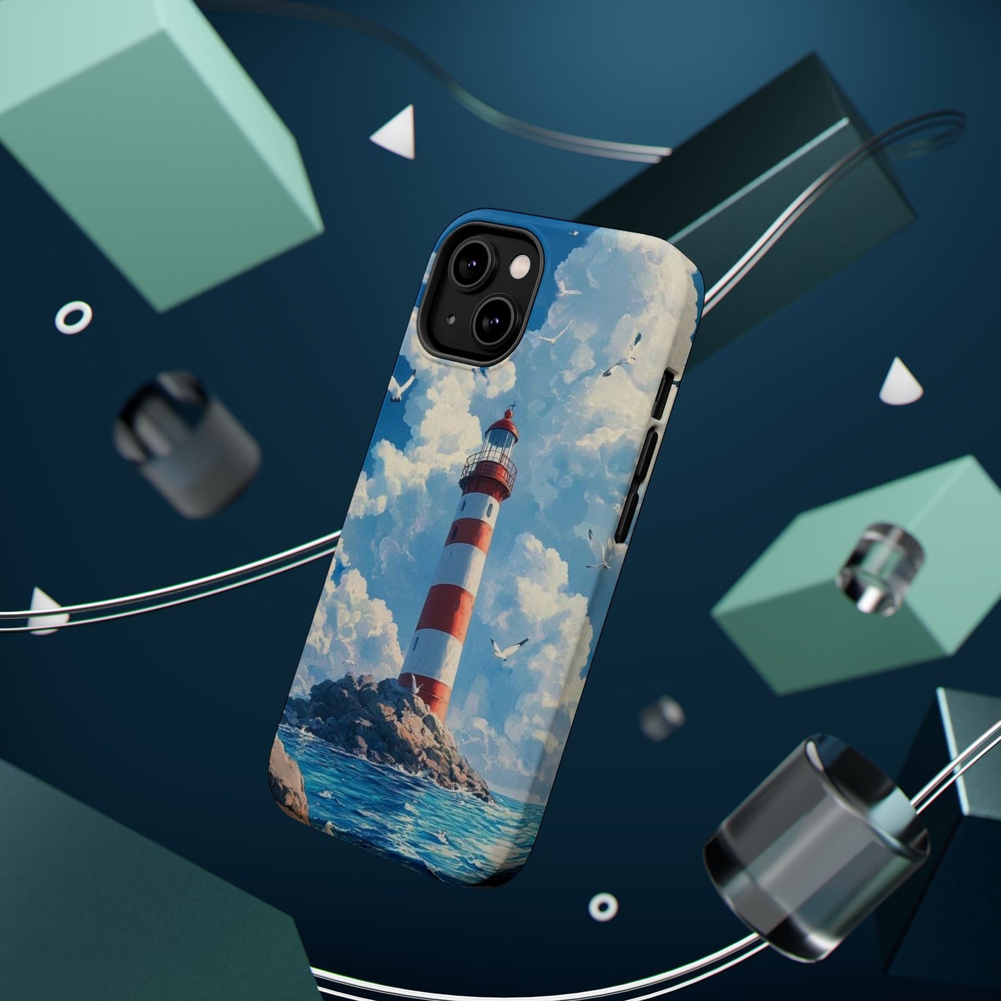 Iphone Case - Majestic Lighthouse Scene Design - BOGO Cases