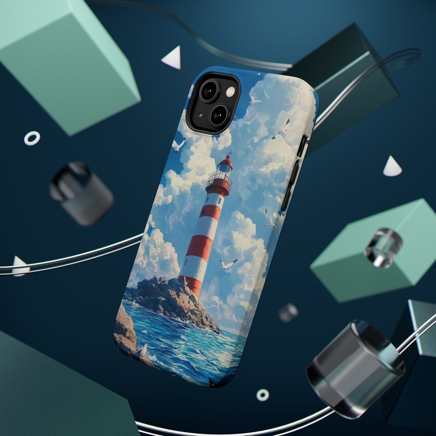 Iphone Case - Majestic Lighthouse Scene Design - BOGO Cases