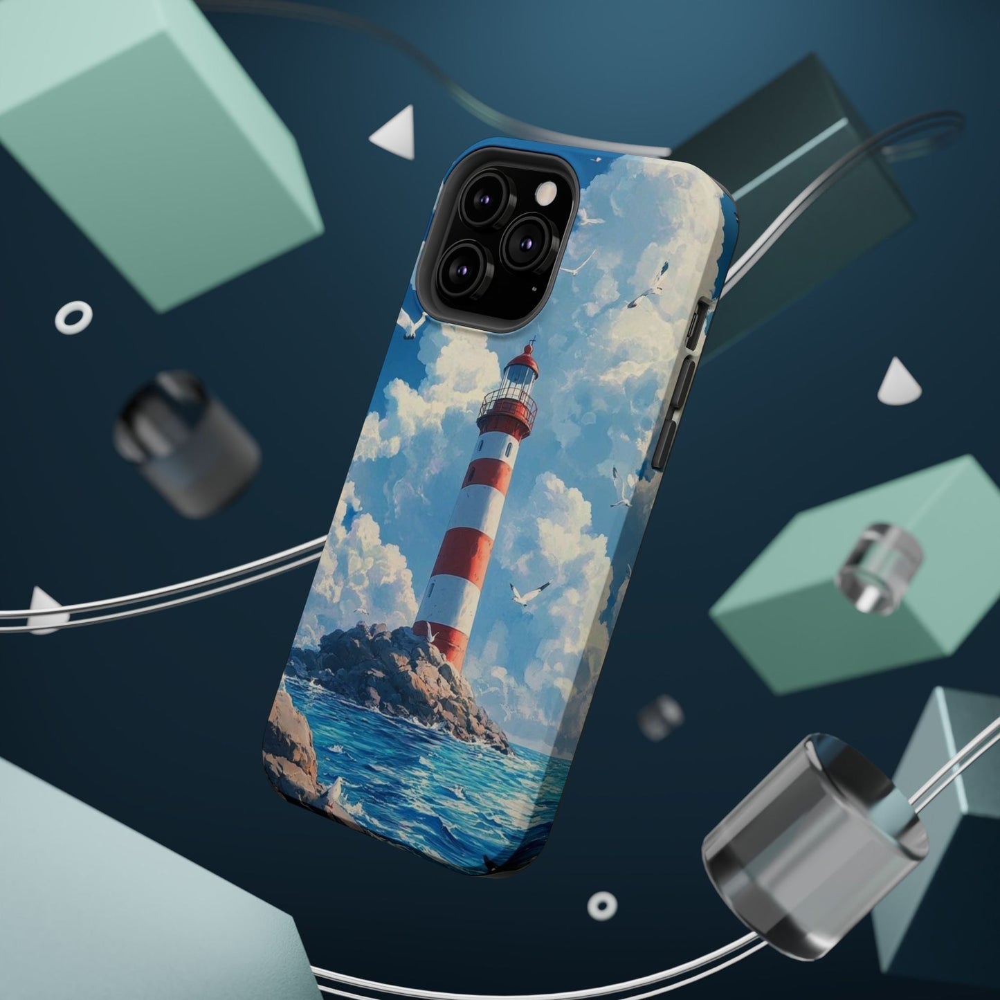 Iphone Case - Majestic Lighthouse Scene Design - BOGO Cases