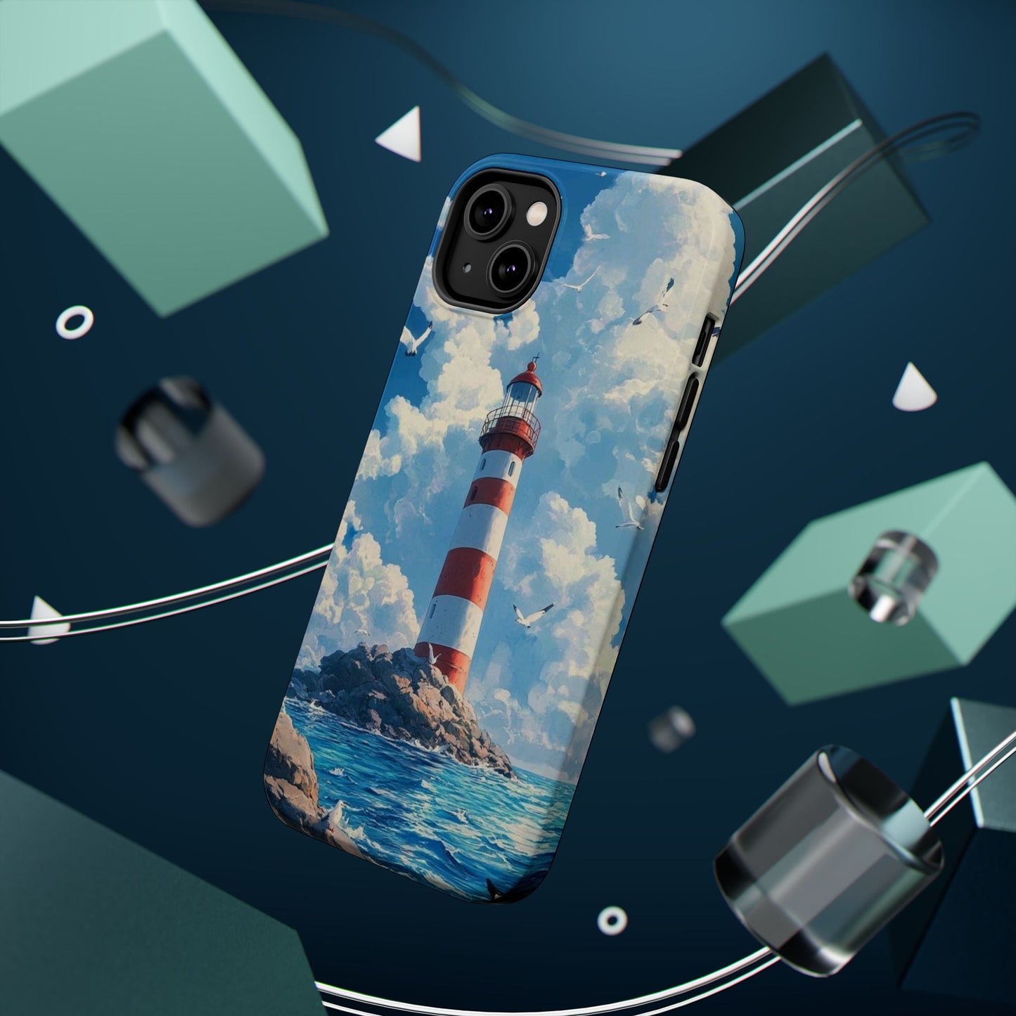 Iphone Case - Majestic Lighthouse Scene Design - BOGO Cases