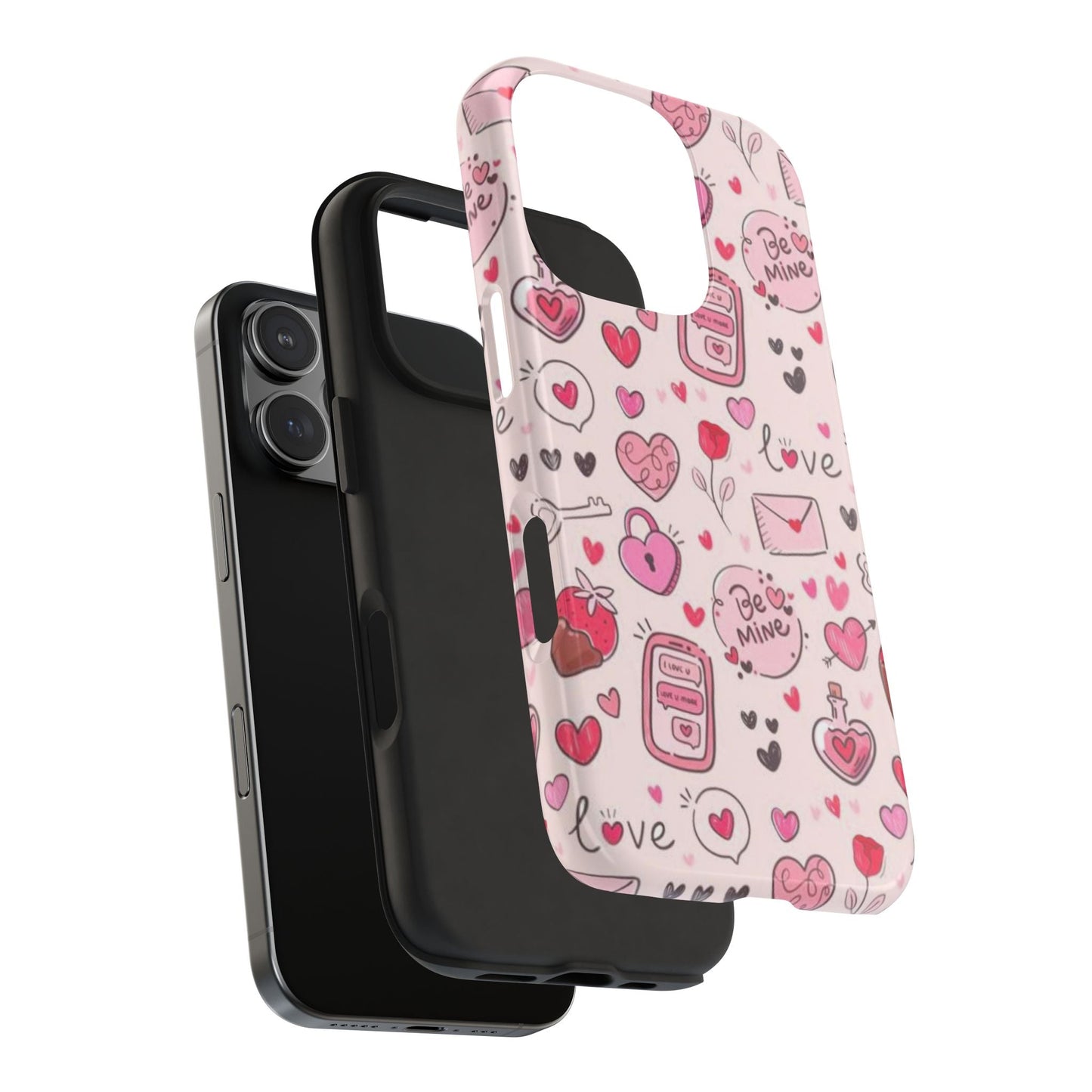iPhone Case: Playful Valentine's Day Icons Case - BOGO Cases