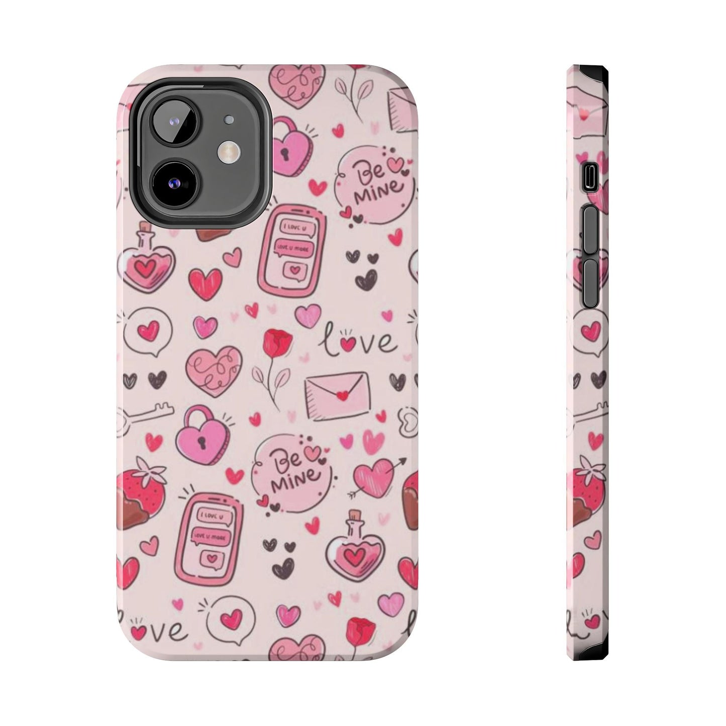 iPhone Case: Playful Valentine's Day Icons Case - BOGO Cases