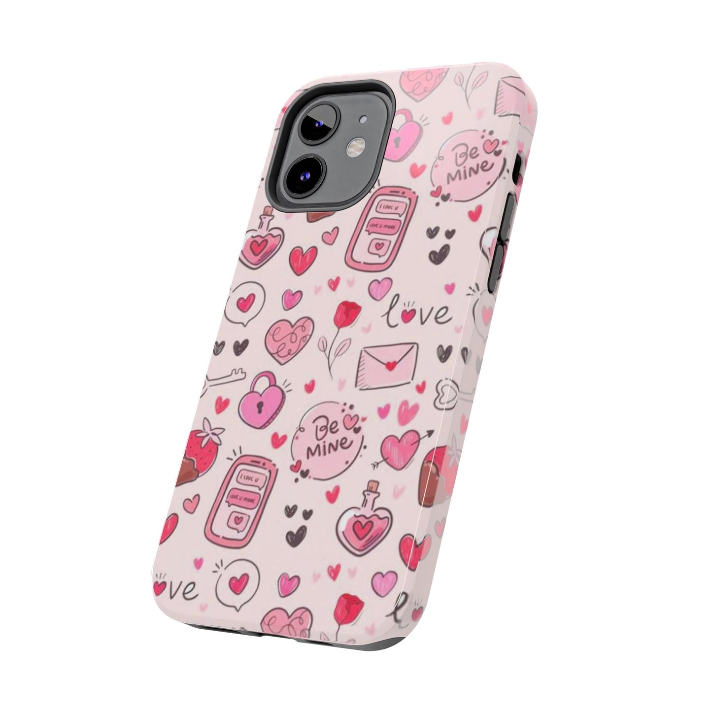 iPhone Case: Playful Valentine's Day Icons Case - BOGO Cases