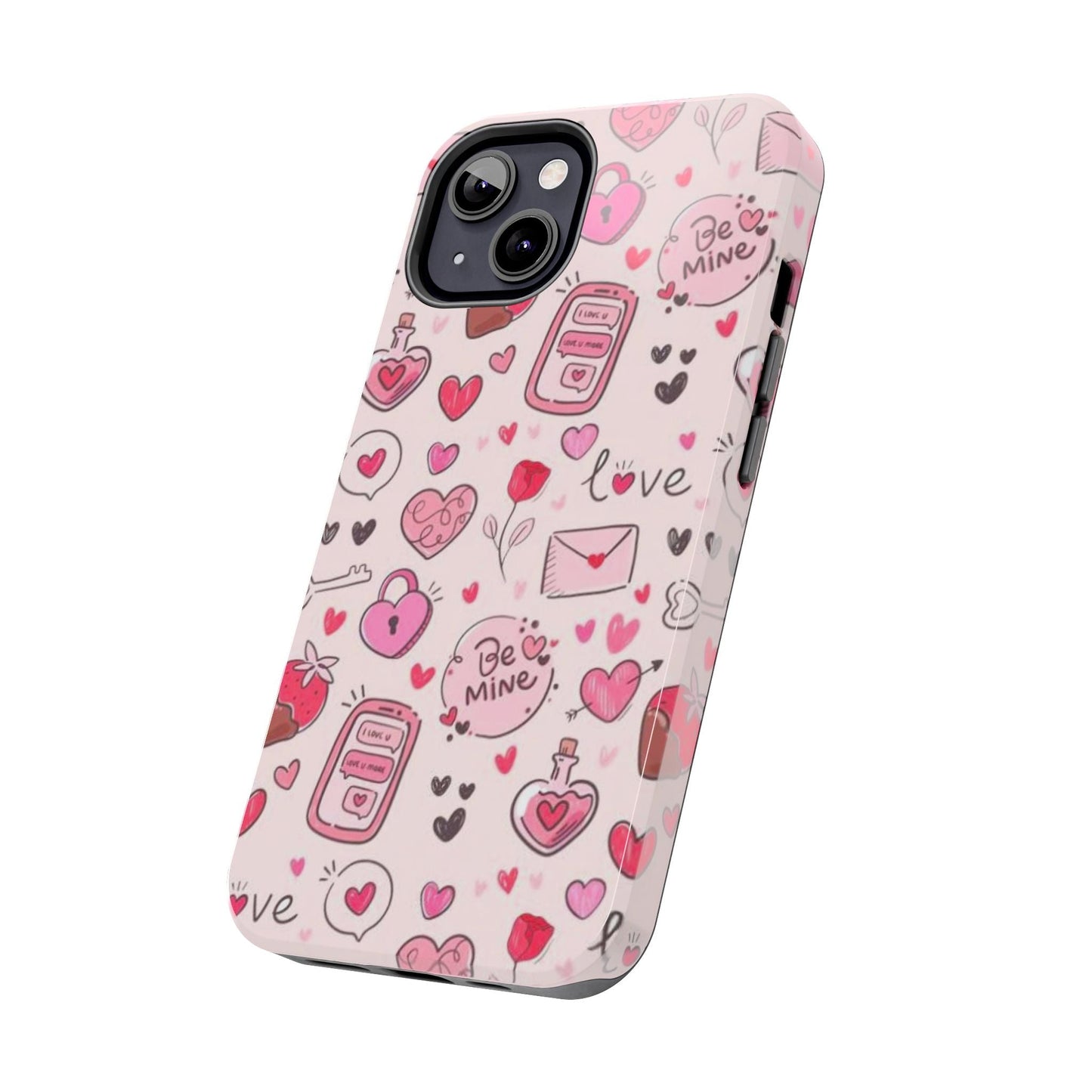 iPhone Case: Playful Valentine's Day Icons Case - BOGO Cases