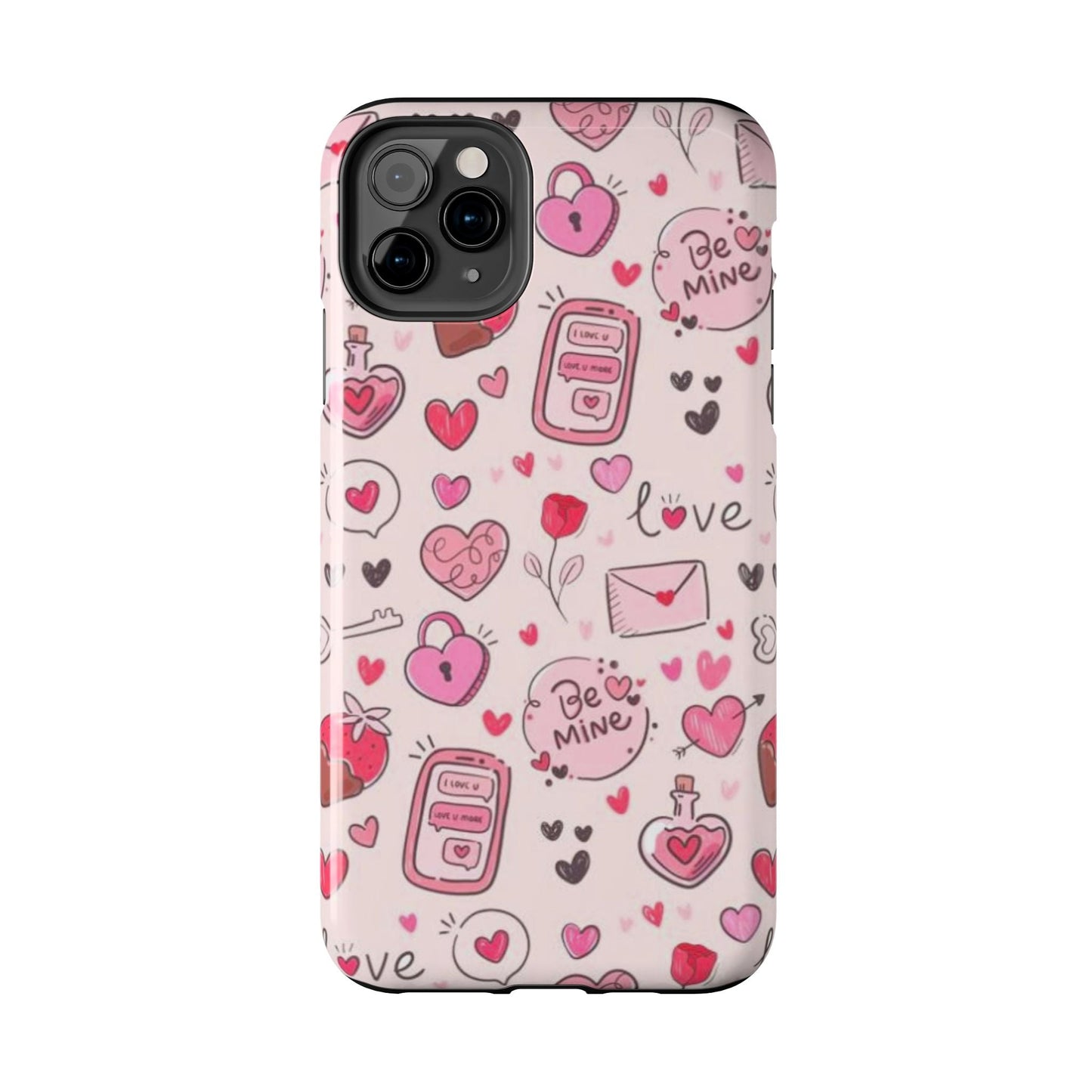 iPhone Case: Playful Valentine's Day Icons Case - BOGO Cases