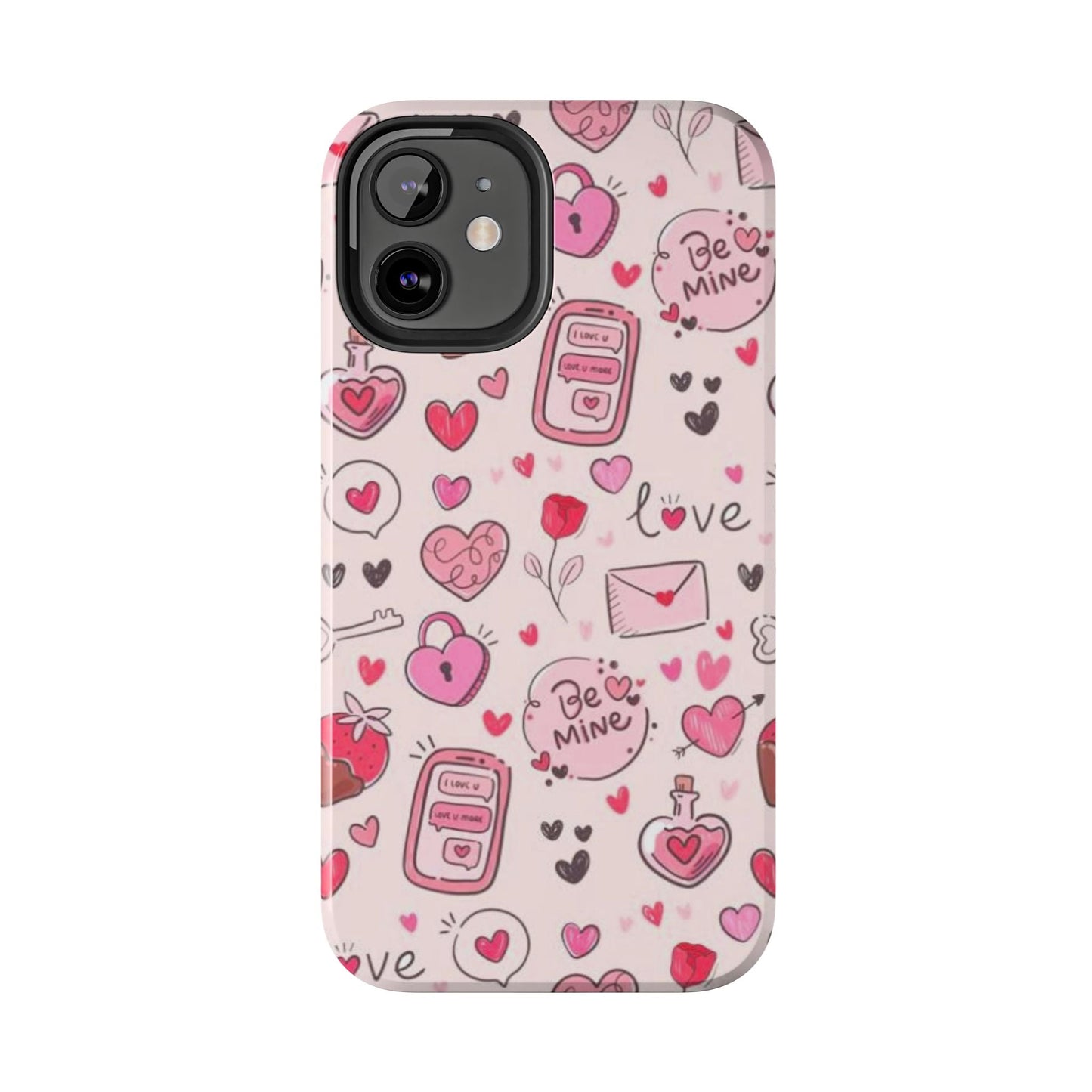 iPhone Case: Playful Valentine's Day Icons Case - BOGO Cases