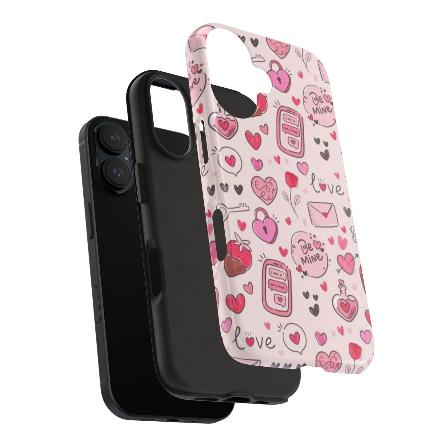 iPhone Case: Playful Valentine's Day Icons Case - BOGO Cases