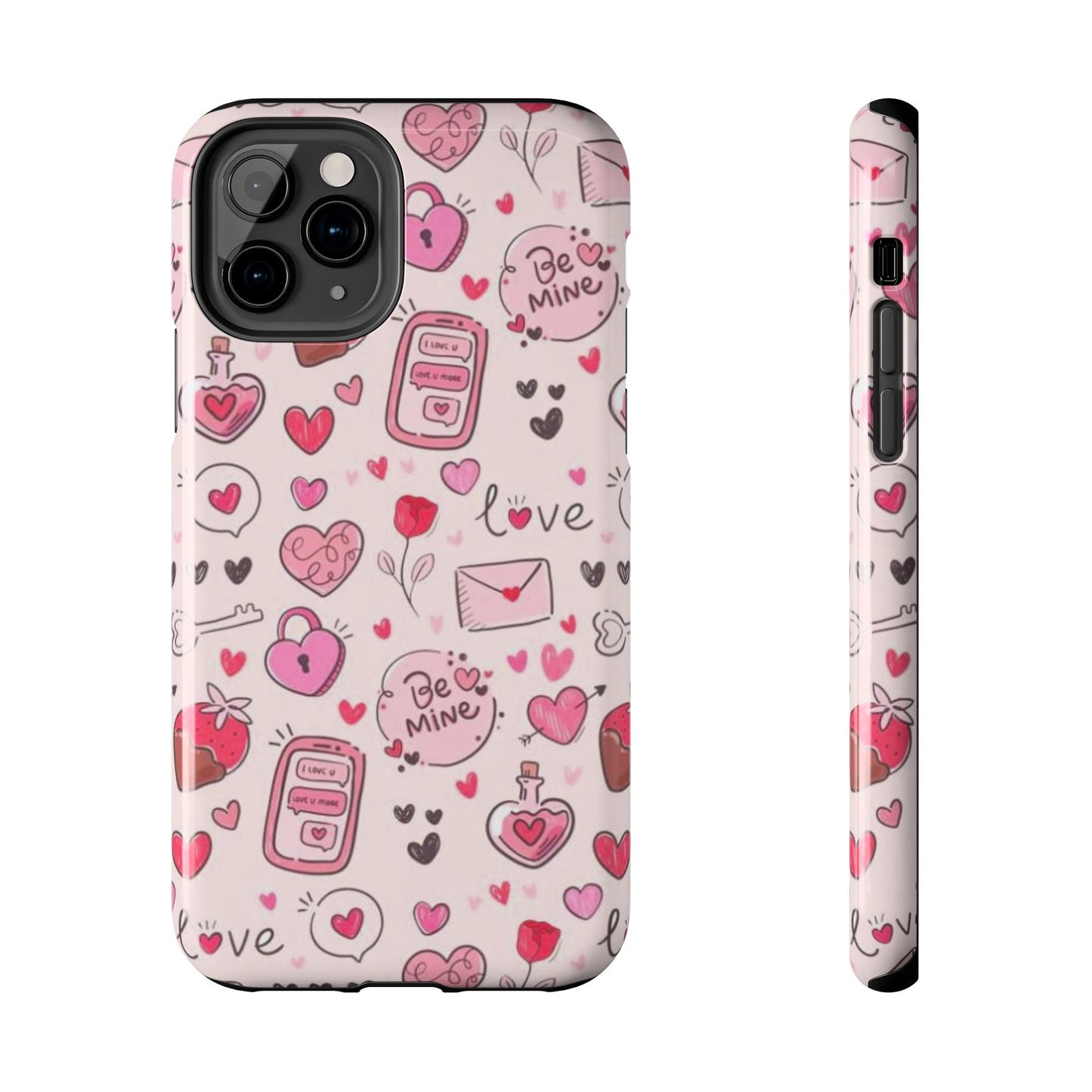 iPhone Case: Playful Valentine's Day Icons Case - BOGO Cases