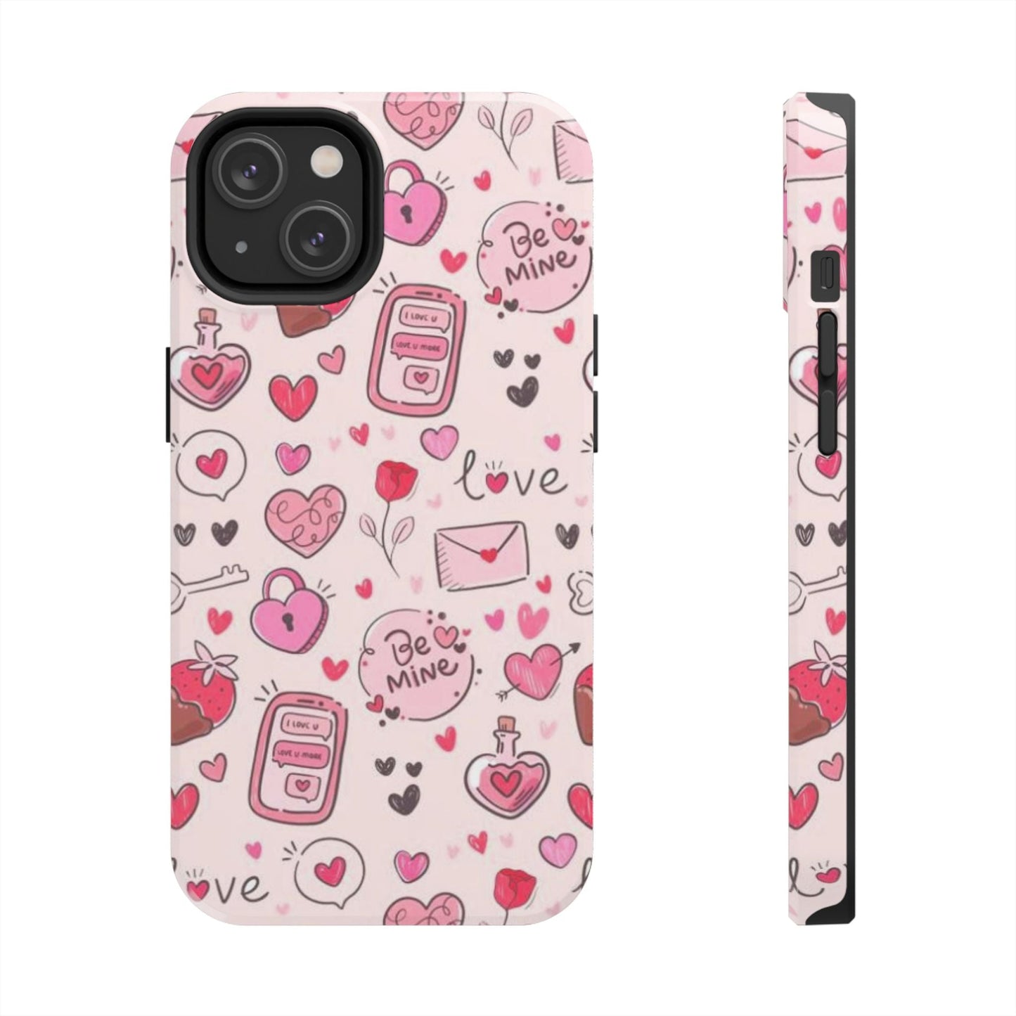 iPhone Case: Playful Valentine's Day Icons Case - BOGO Cases