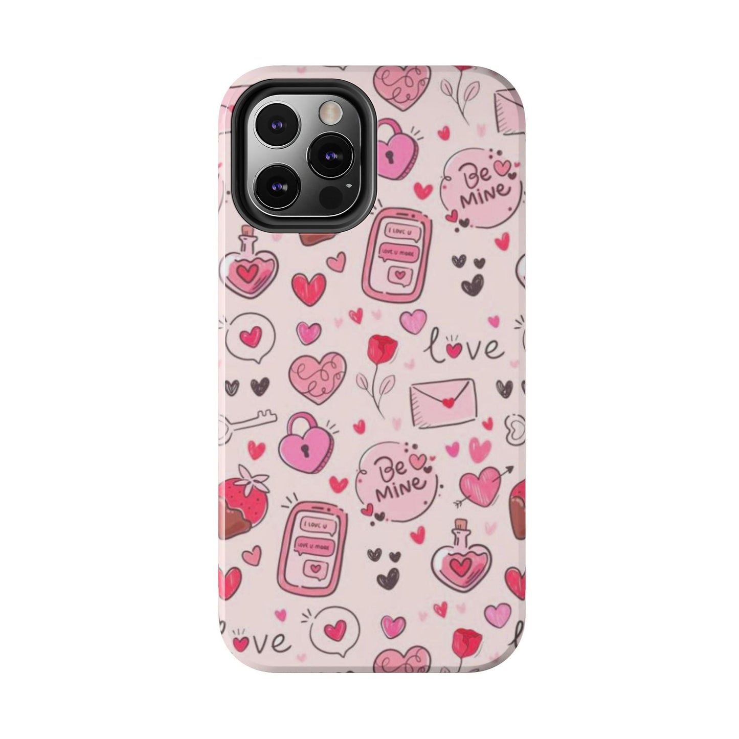 iPhone Case: Playful Valentine's Day Icons Case - BOGO Cases