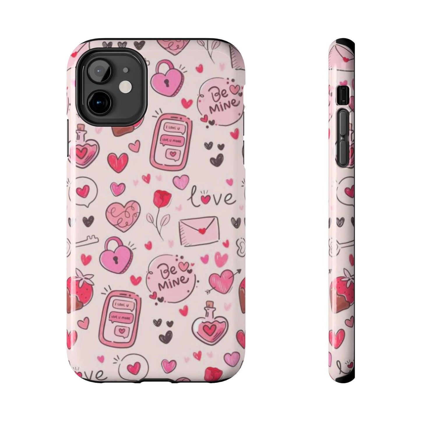 iPhone Case: Playful Valentine's Day Icons Case - BOGO Cases