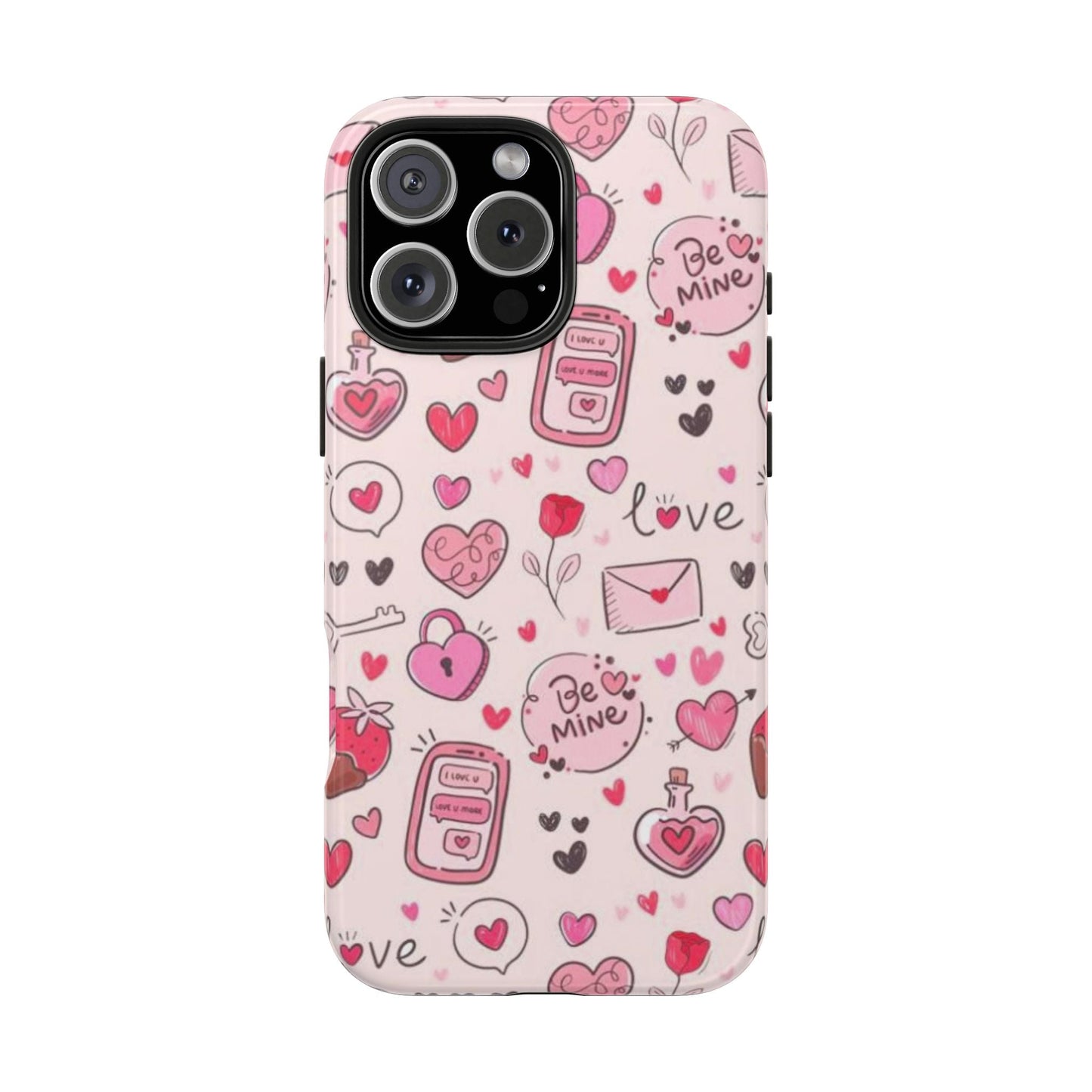 iPhone Case: Playful Valentine's Day Icons Case - BOGO Cases