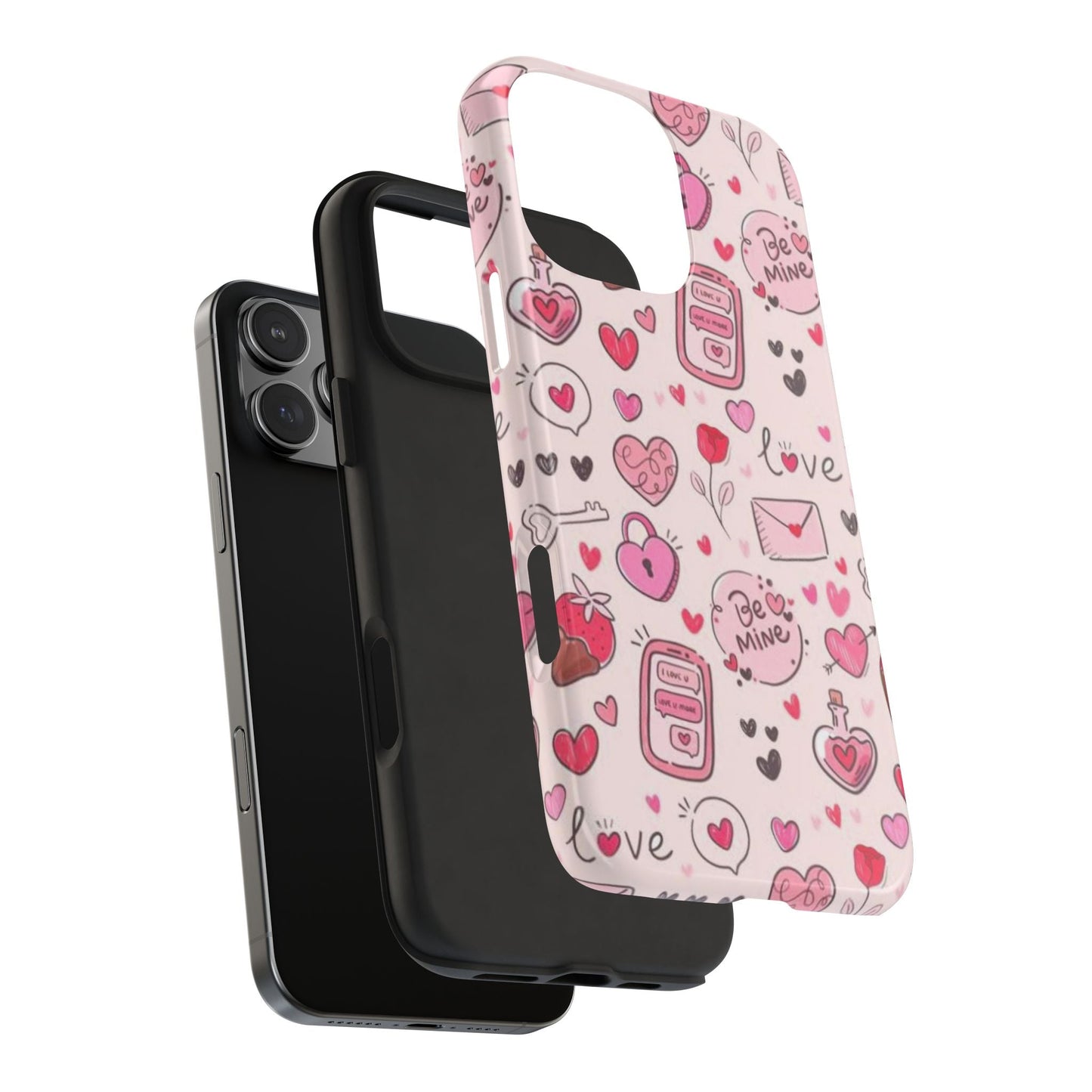 iPhone Case: Playful Valentine's Day Icons Case - BOGO Cases
