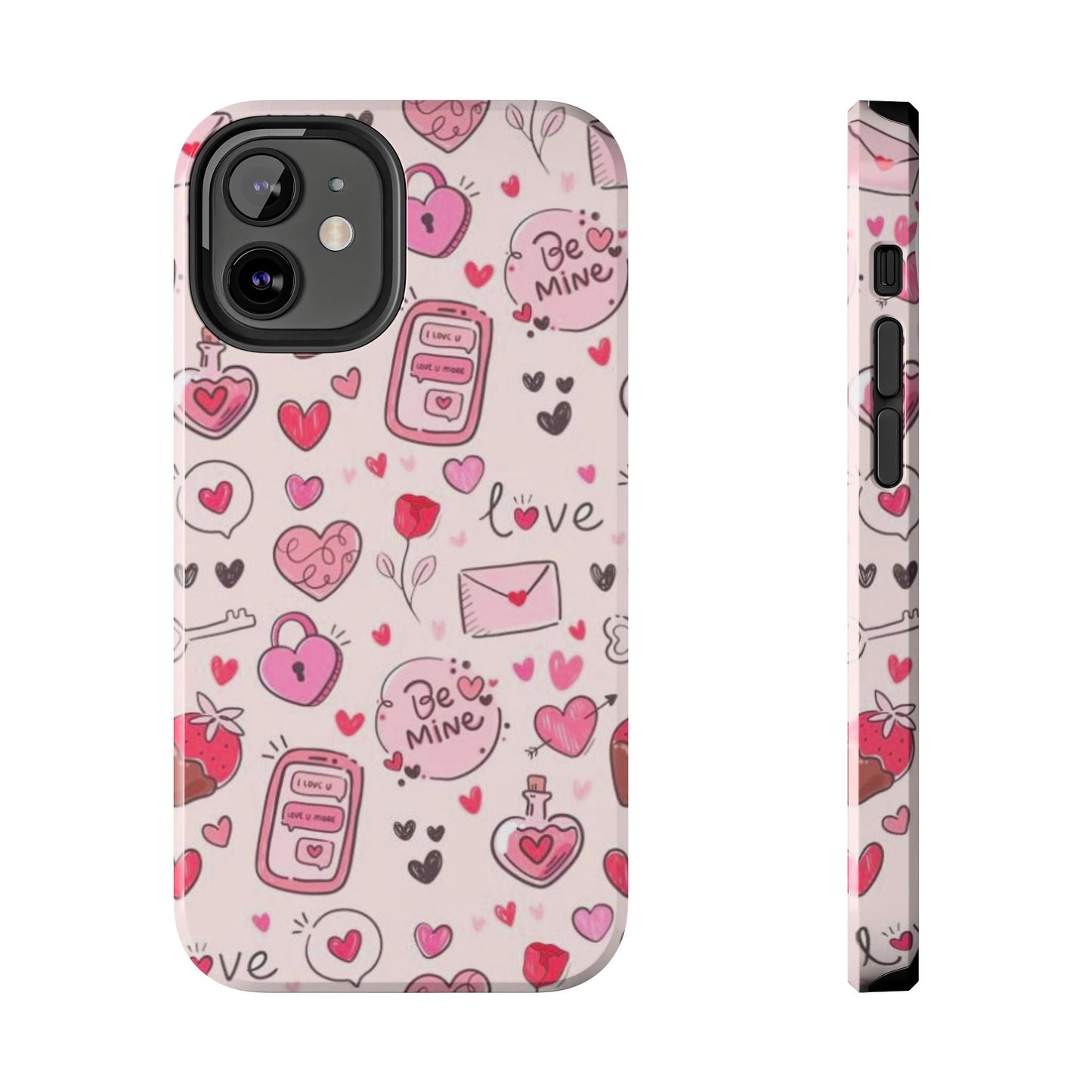 iPhone Case: Playful Valentine's Day Icons Case - BOGO Cases