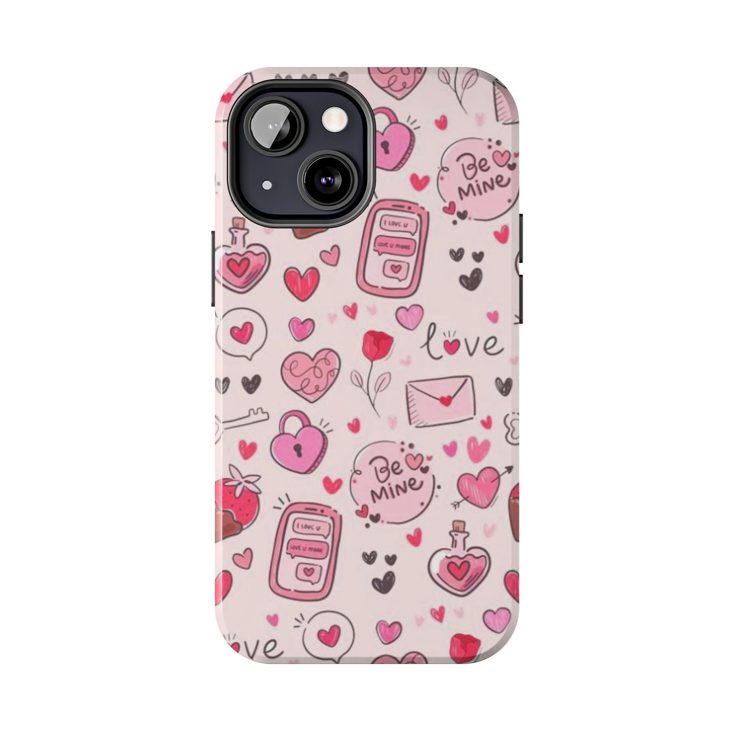 iPhone Case: Playful Valentine's Day Icons Case - BOGO Cases