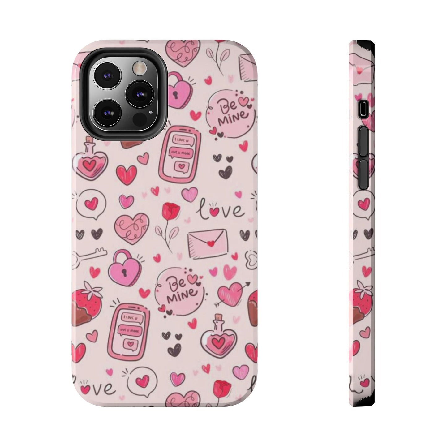 iPhone Case: Playful Valentine's Day Icons Case - BOGO Cases