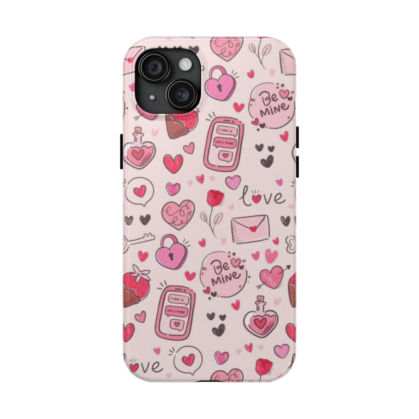 iPhone Case: Playful Valentine's Day Icons Case - BOGO Cases