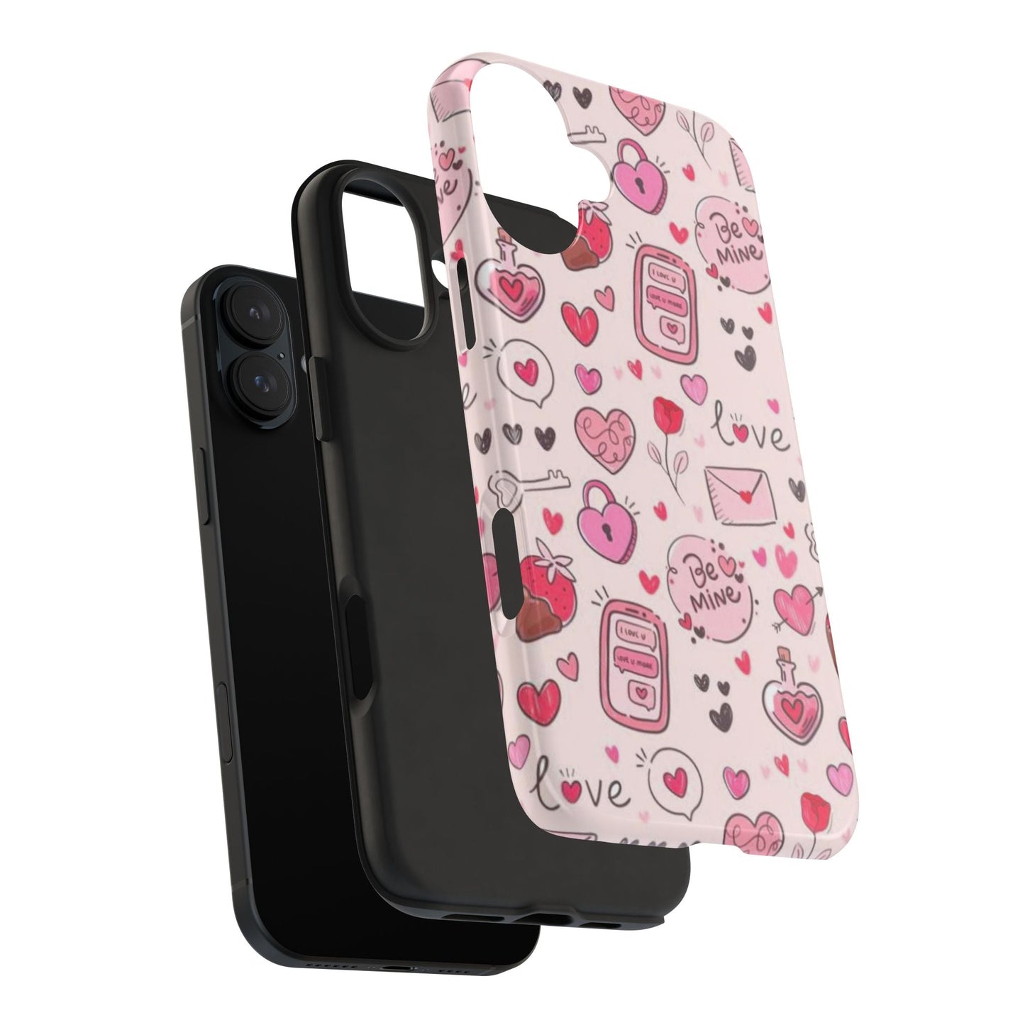 iPhone Case: Playful Valentine's Day Icons Case - BOGO Cases