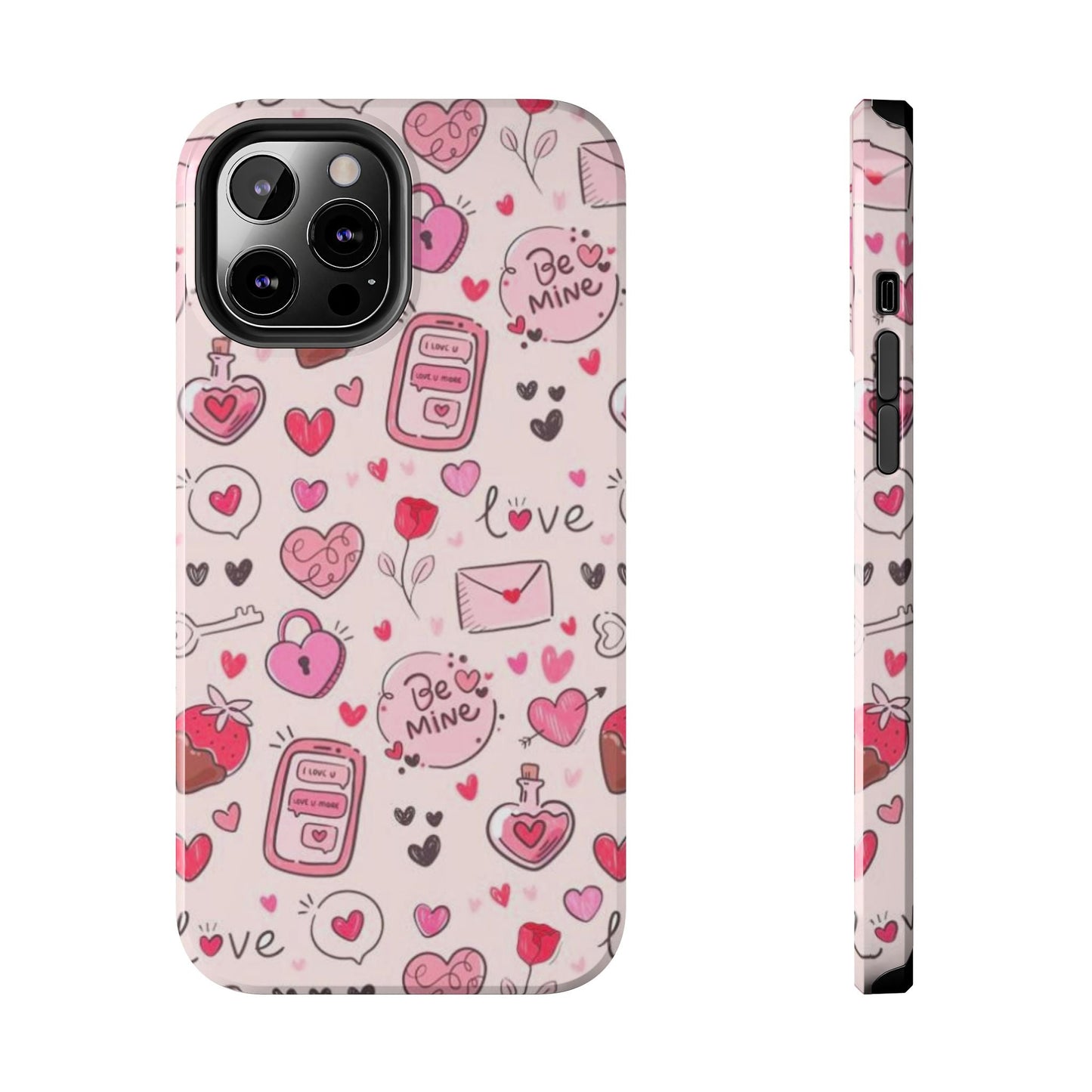 iPhone Case: Playful Valentine's Day Icons Case - BOGO Cases