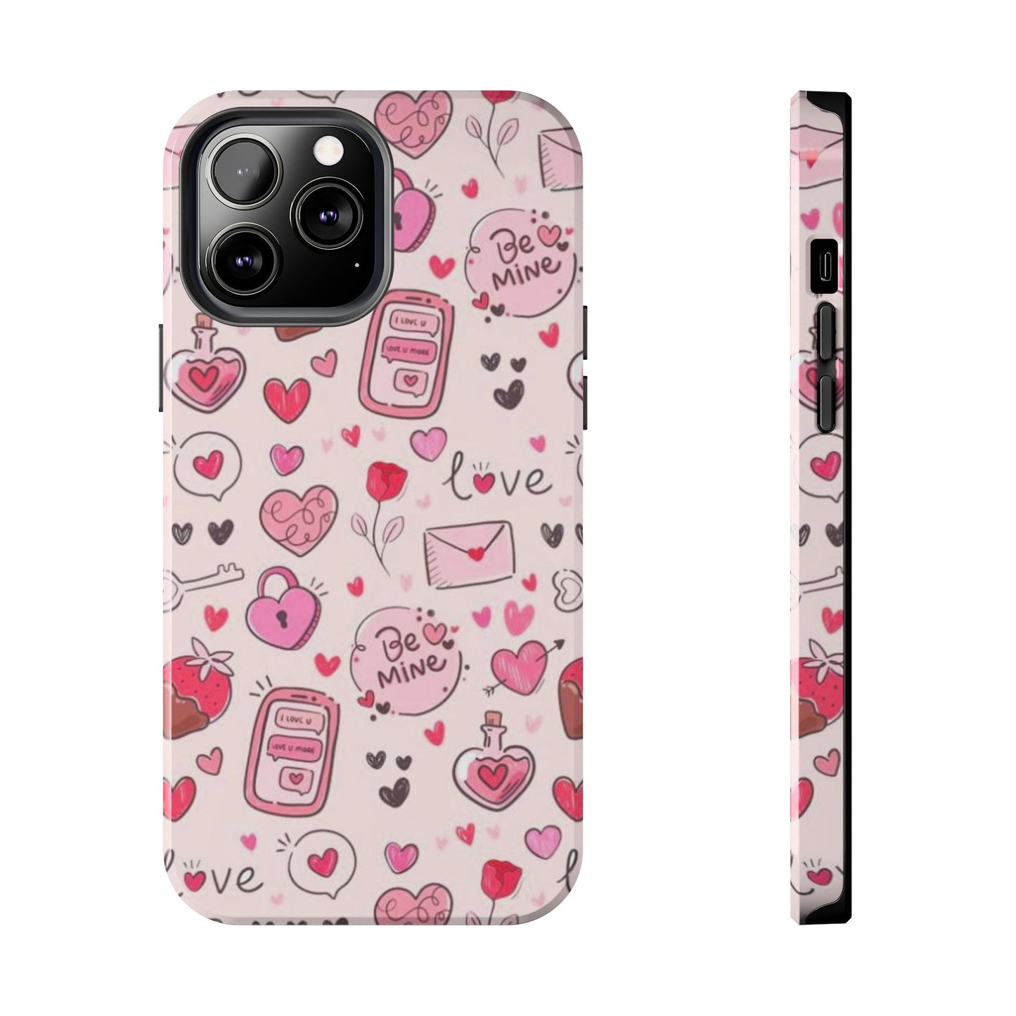 iPhone Case: Playful Valentine's Day Icons Case - BOGO Cases