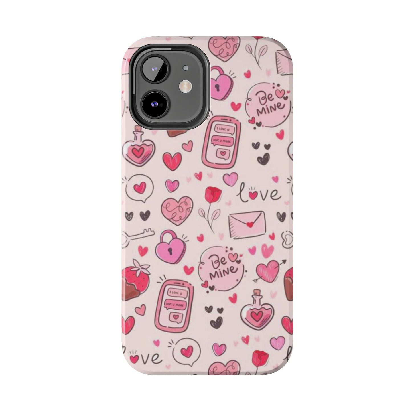 iPhone Case: Playful Valentine's Day Icons Case - BOGO Cases