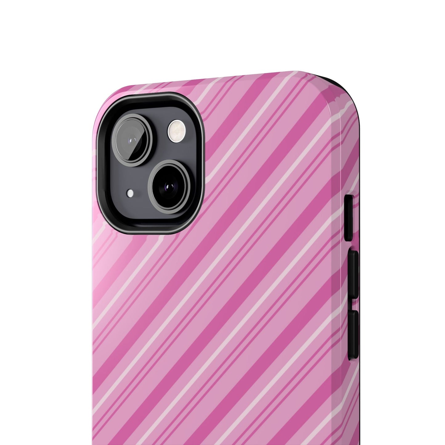 iPhone Case - Pretty in Pink Stripes Design - BOGO Cases