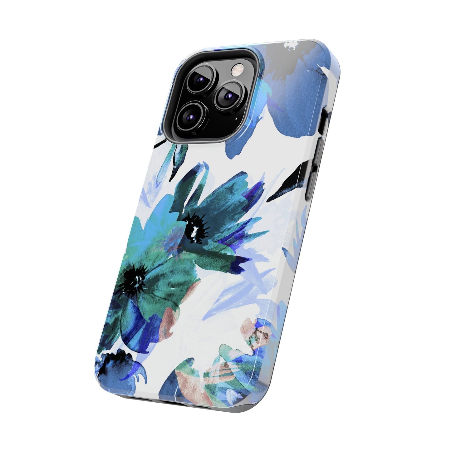 iPhone Case – Serene Blue Blossom - BOGO Cases