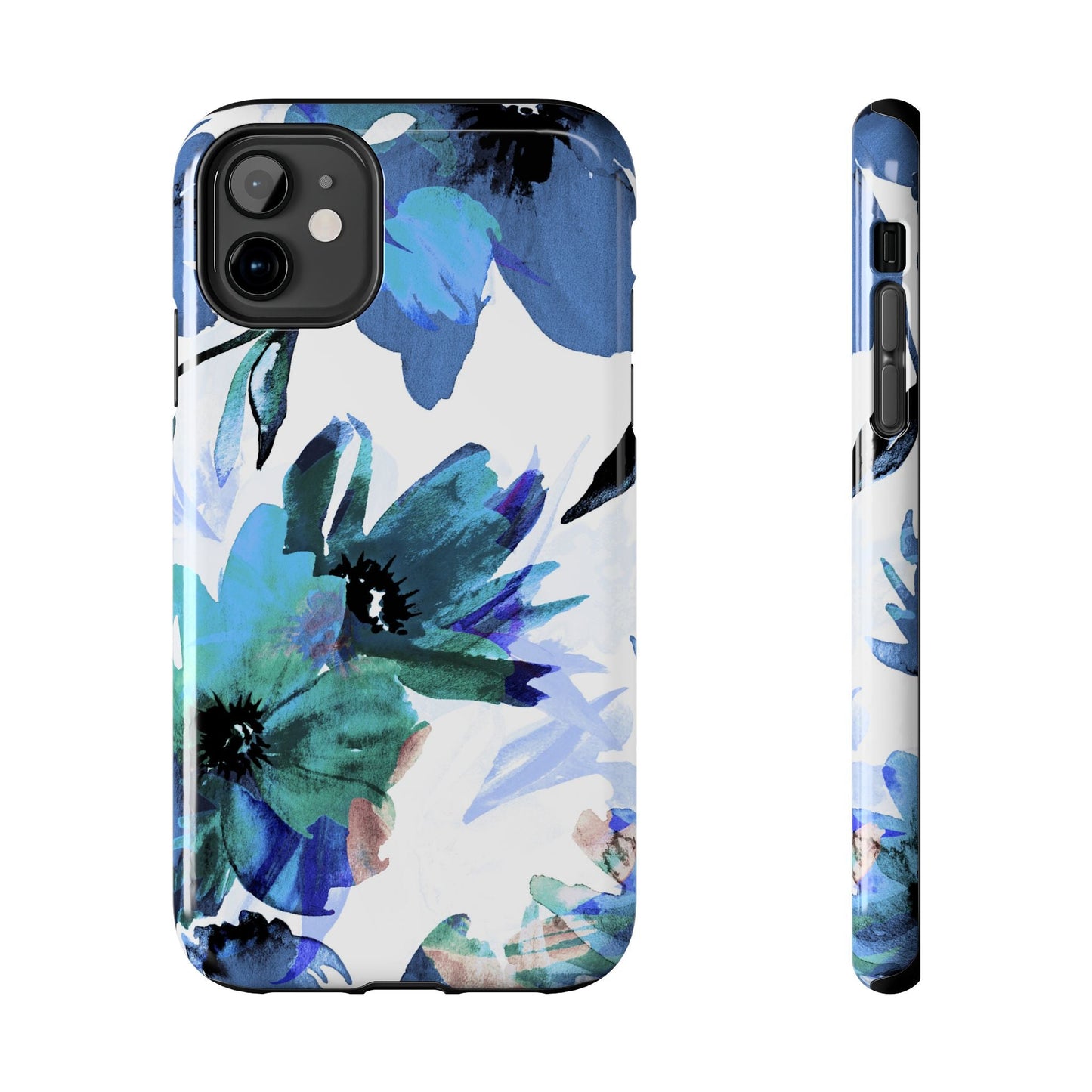 iPhone Case – Serene Blue Blossom - BOGO Cases