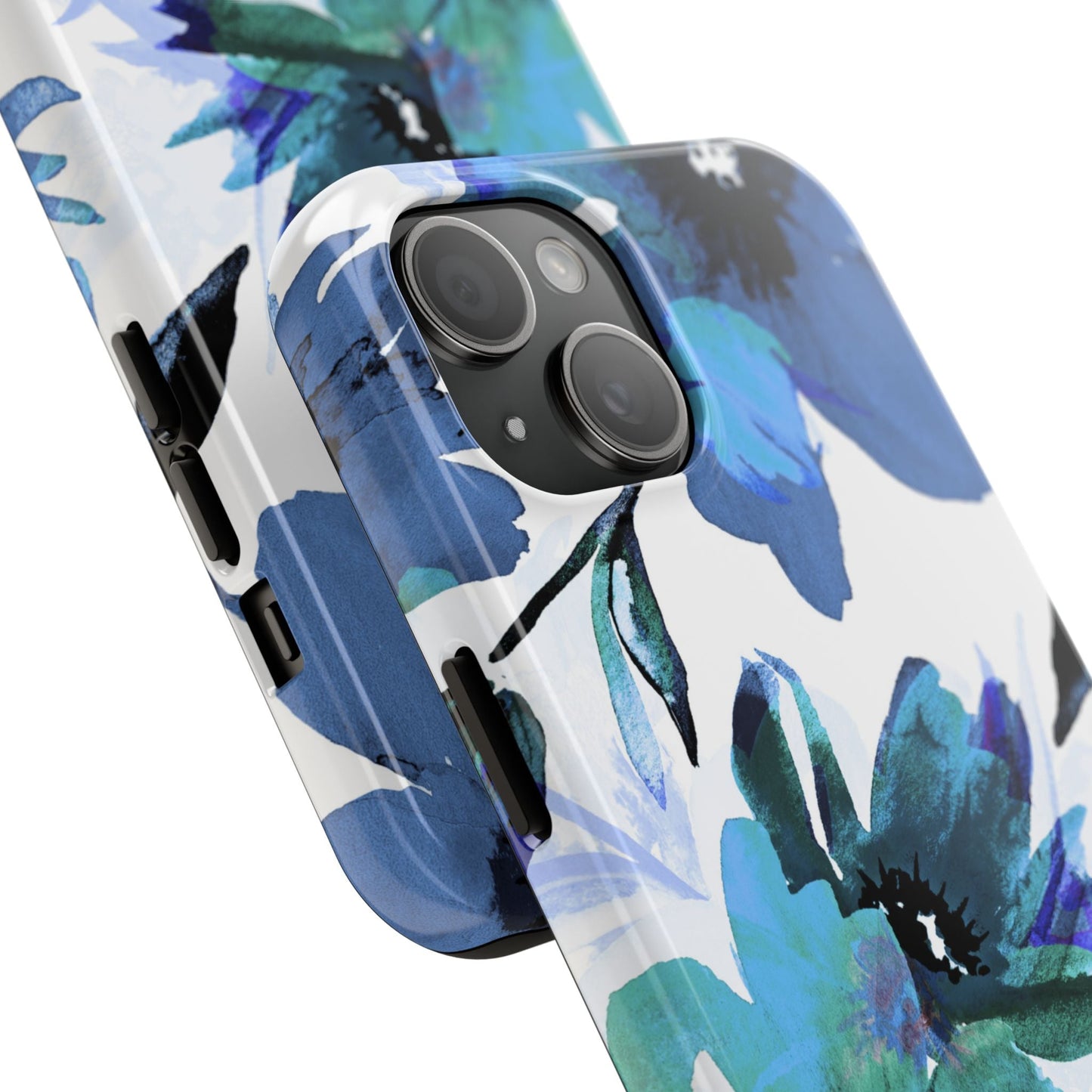 iPhone Case – Serene Blue Blossom - BOGO Cases