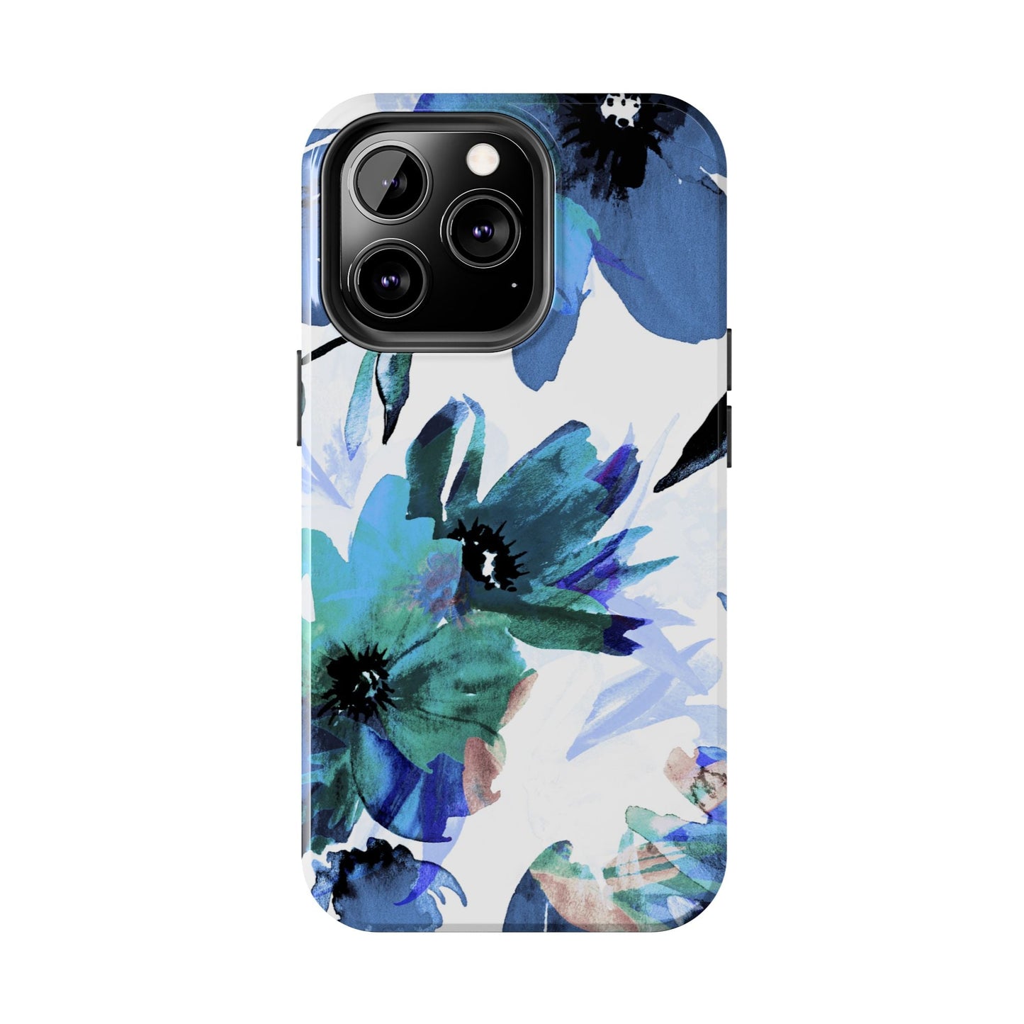 iPhone Case – Serene Blue Blossom - BOGO Cases