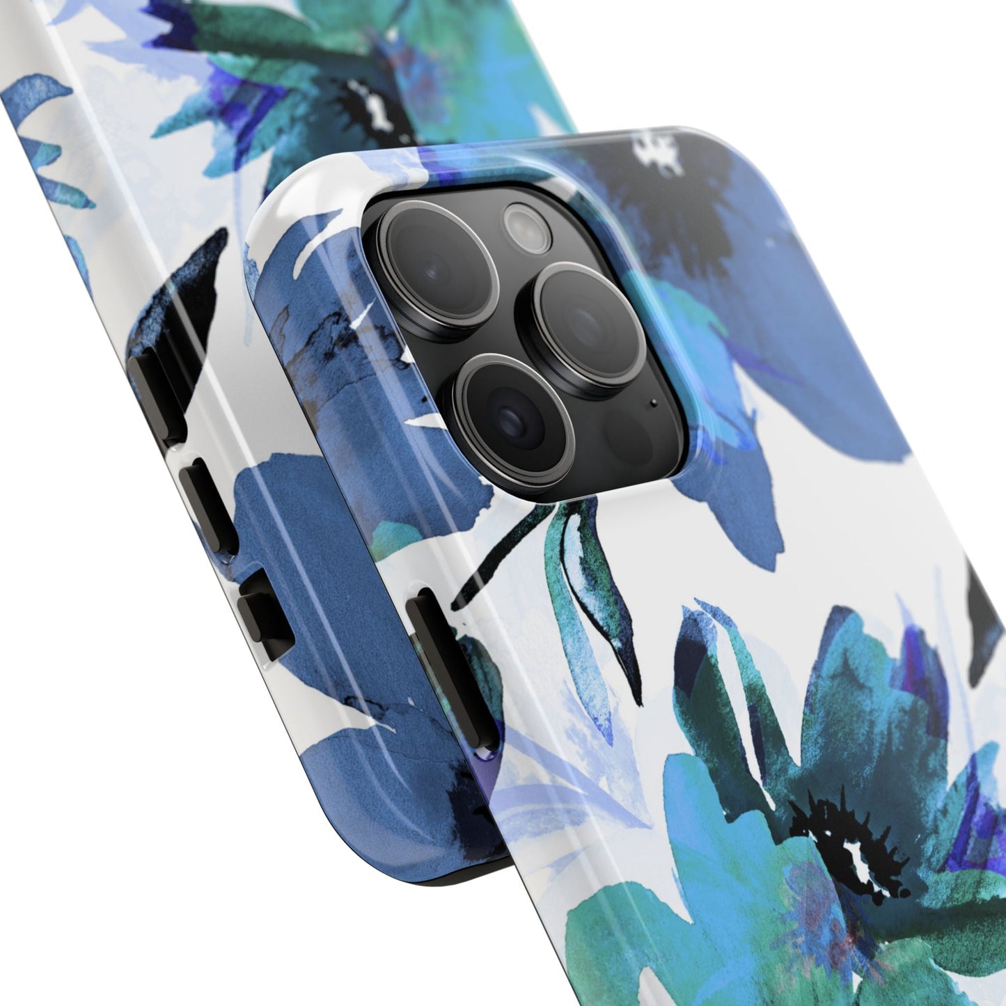 iPhone Case – Serene Blue Blossom - BOGO Cases