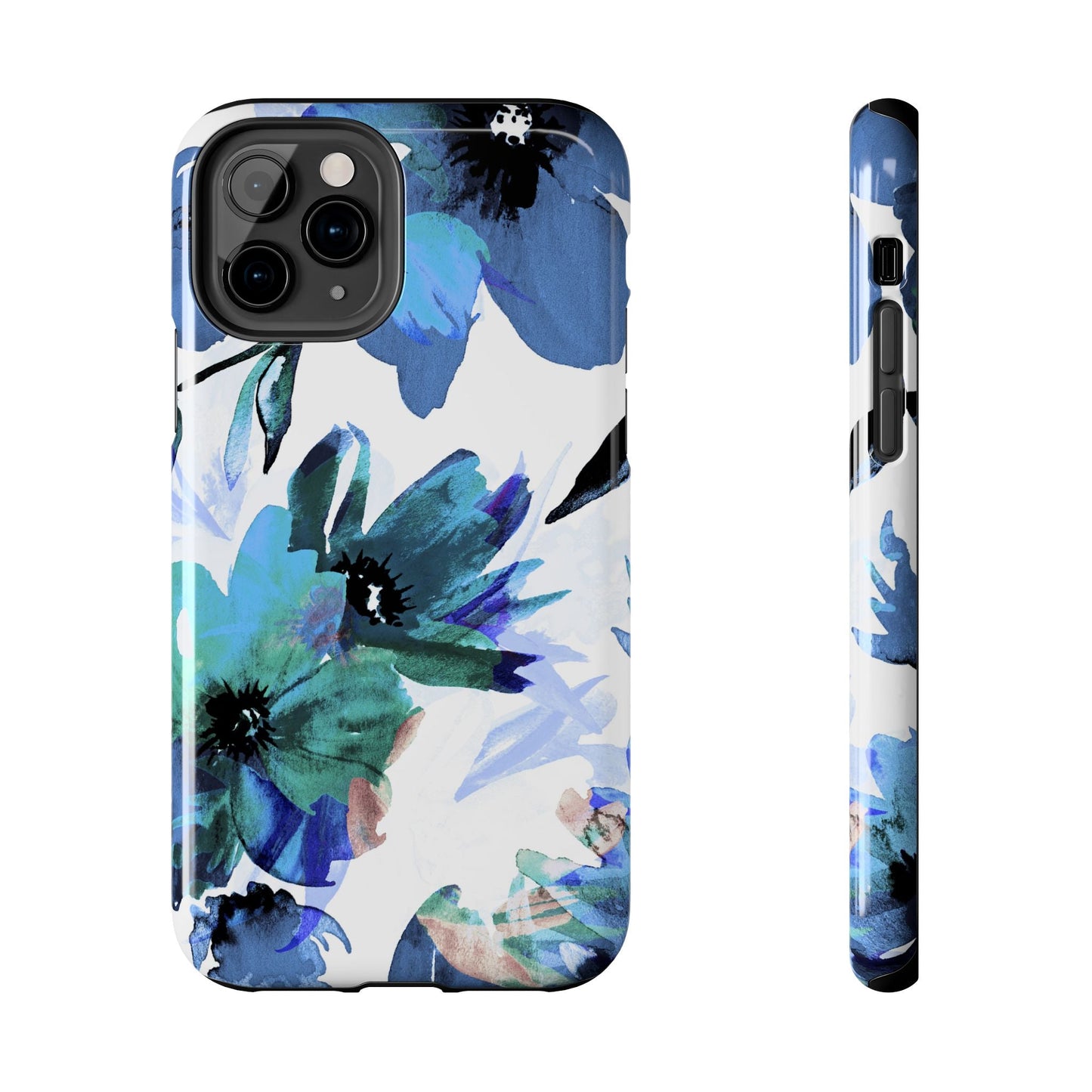 iPhone Case – Serene Blue Blossom - BOGO Cases