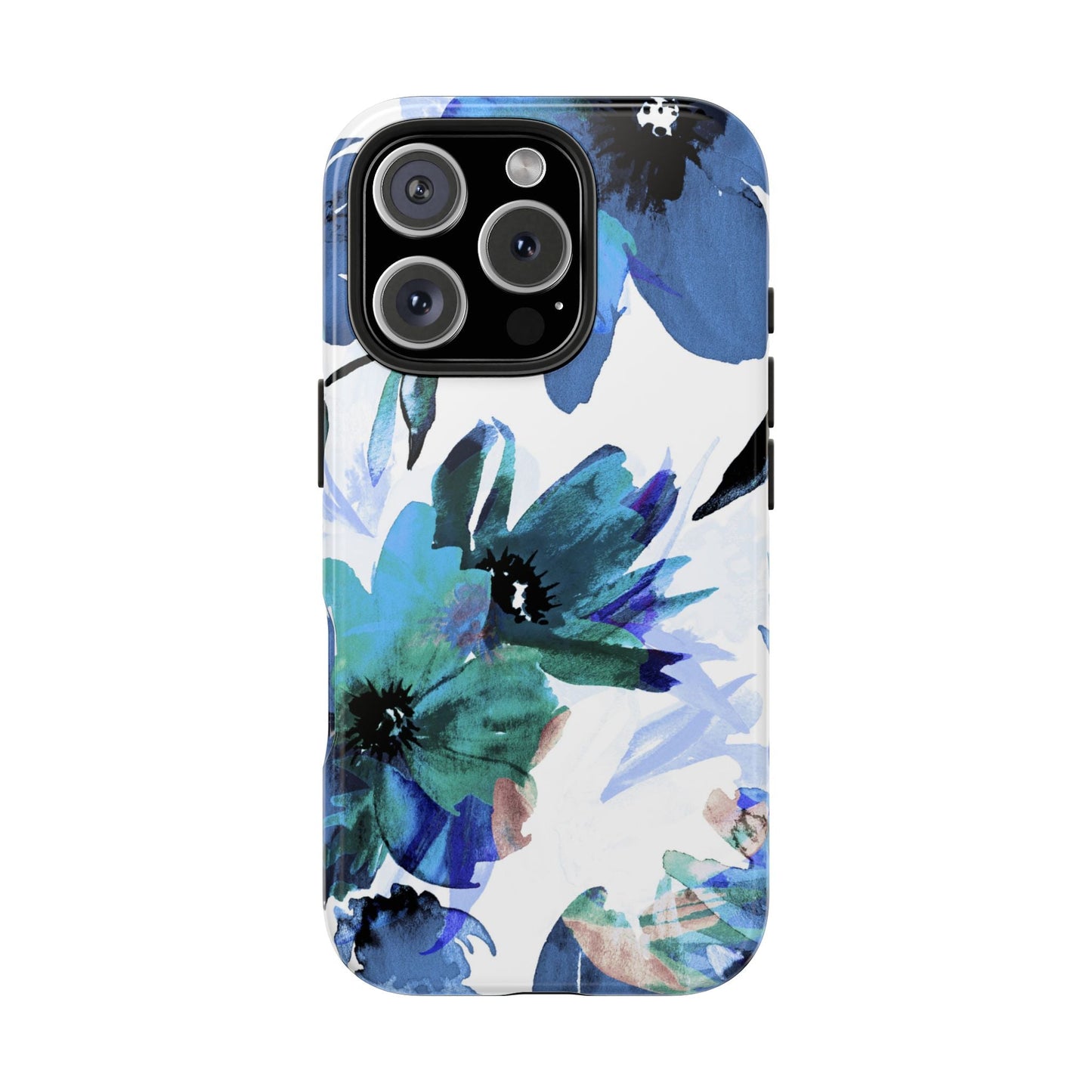 iPhone Case – Serene Blue Blossom - BOGO Cases