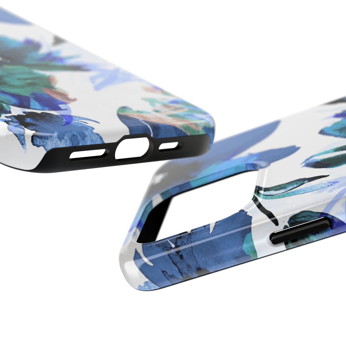 iPhone Case – Serene Blue Blossom - BOGO Cases