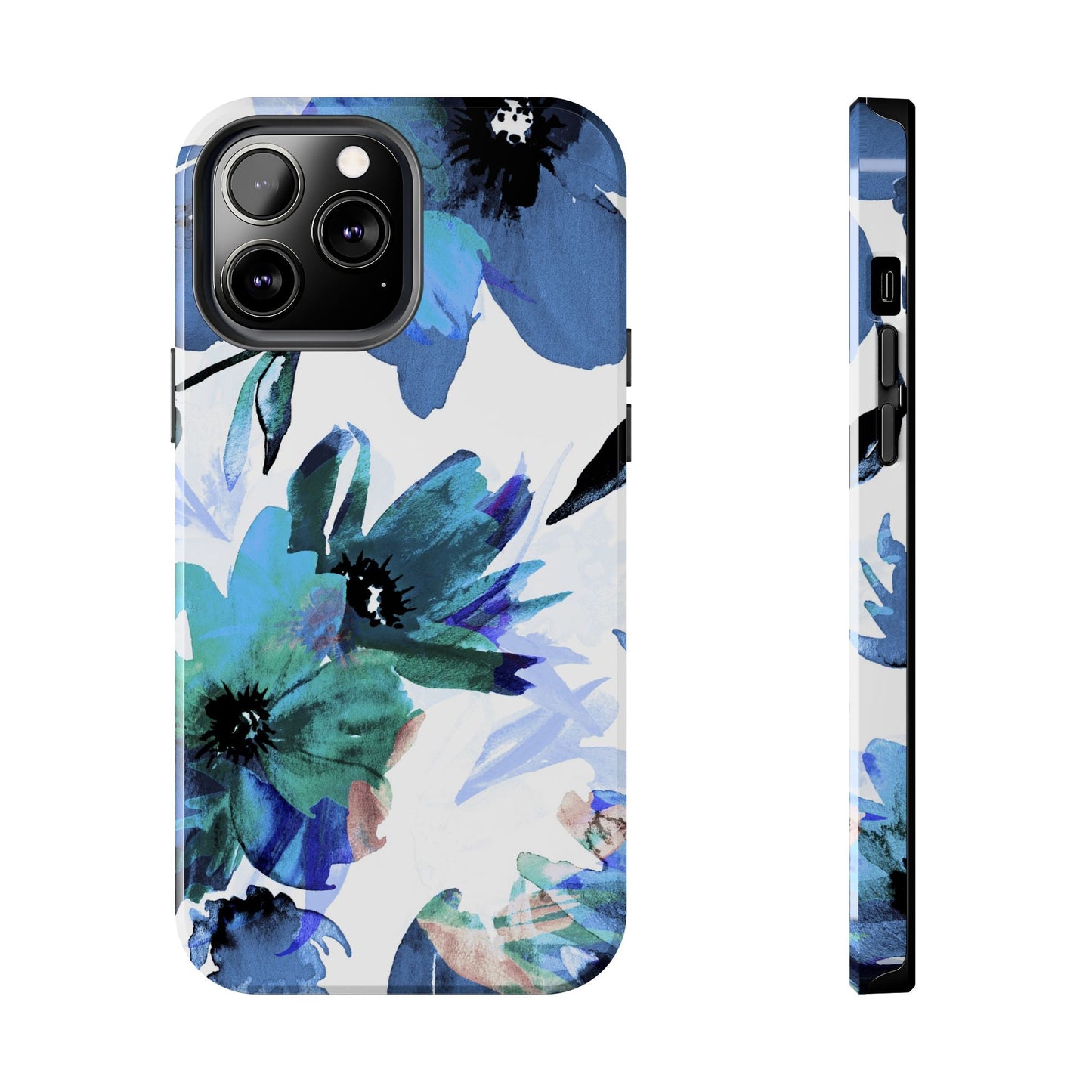 iPhone Case – Serene Blue Blossom - BOGO Cases