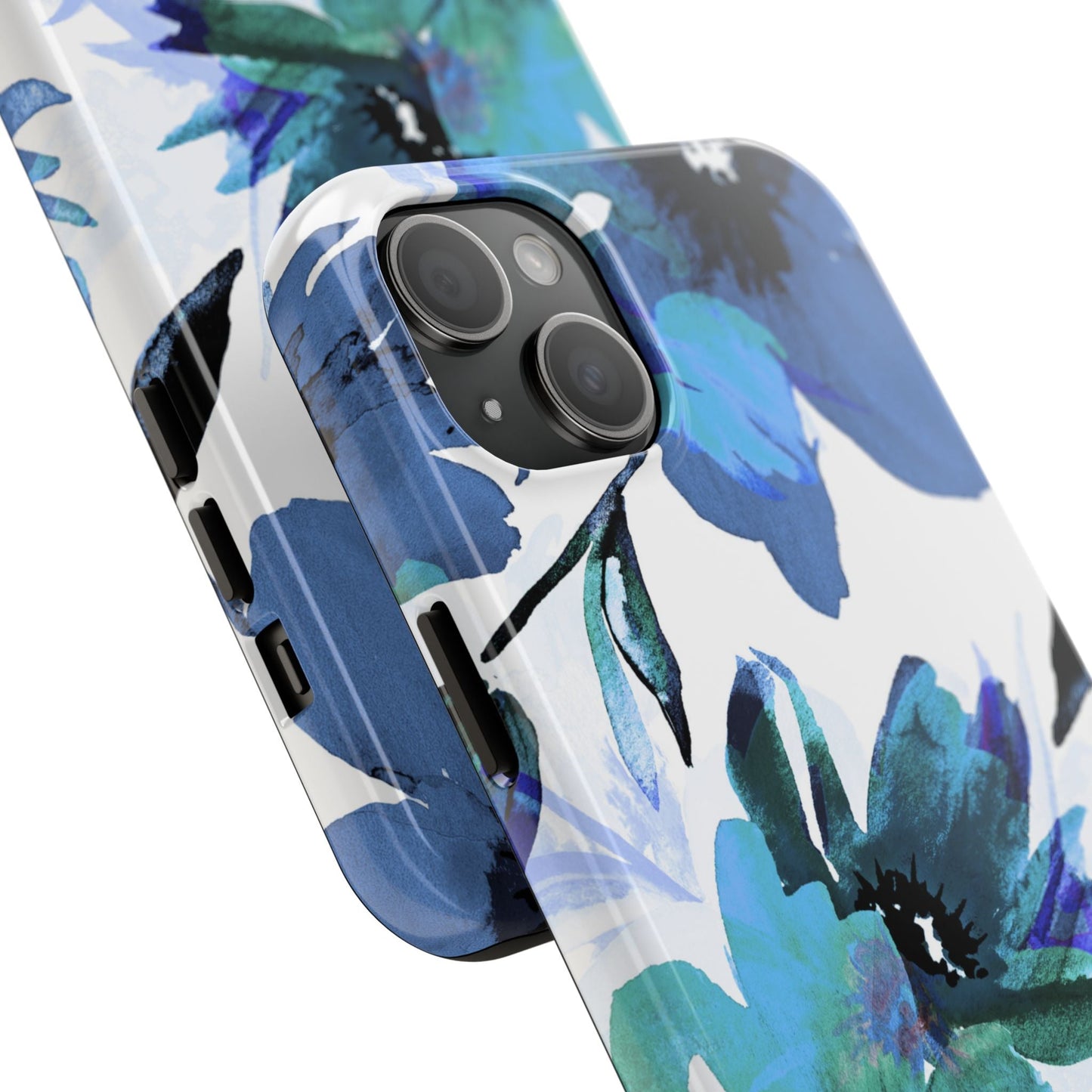 iPhone Case – Serene Blue Blossom - BOGO Cases