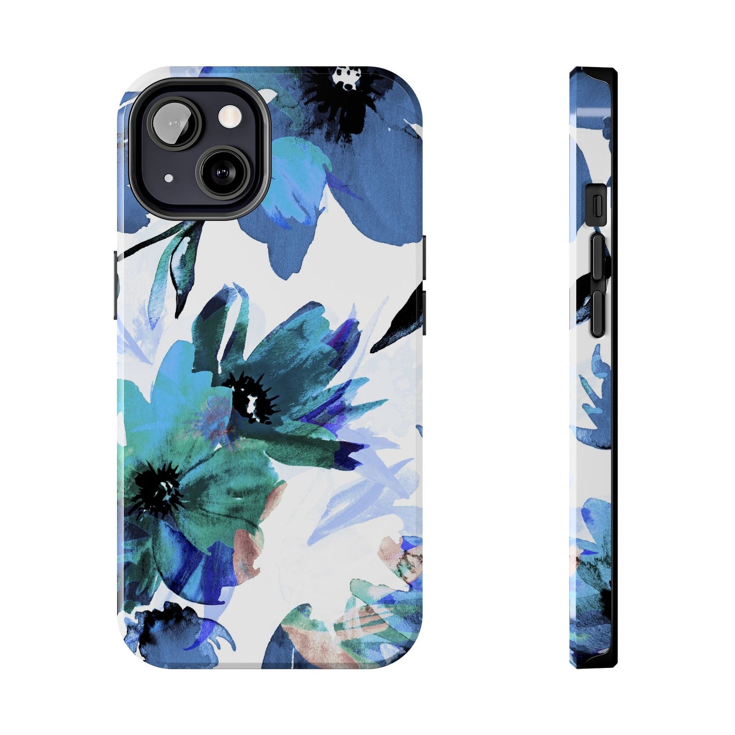 iPhone Case – Serene Blue Blossom - BOGO Cases