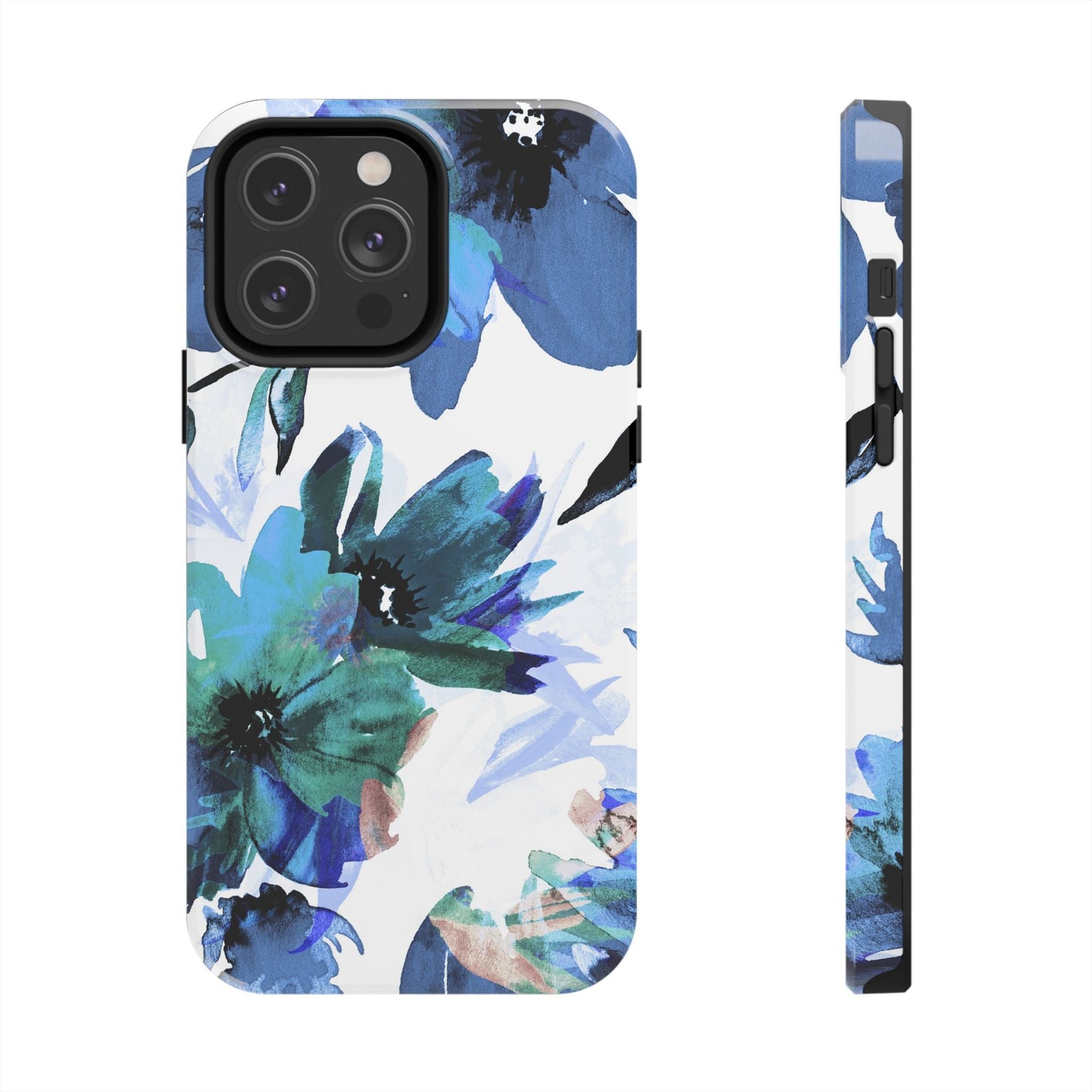 iPhone Case – Serene Blue Blossom - BOGO Cases