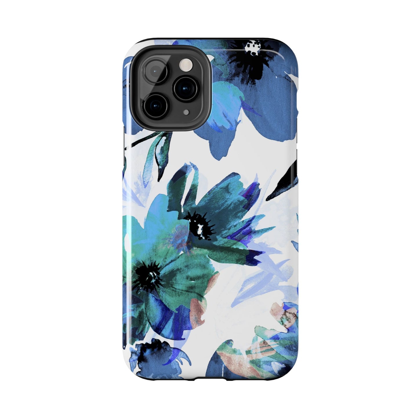 iPhone Case – Serene Blue Blossom - BOGO Cases