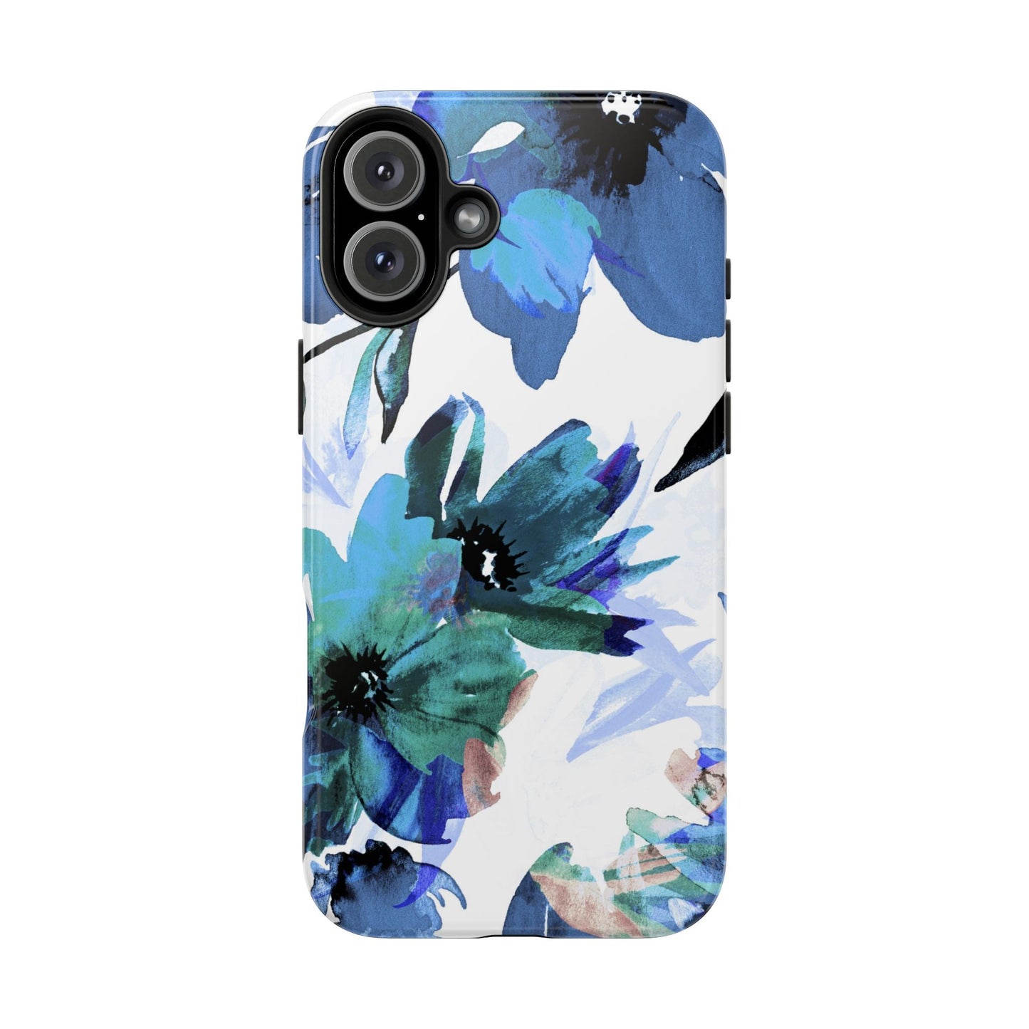 iPhone Case – Serene Blue Blossom - BOGO Cases