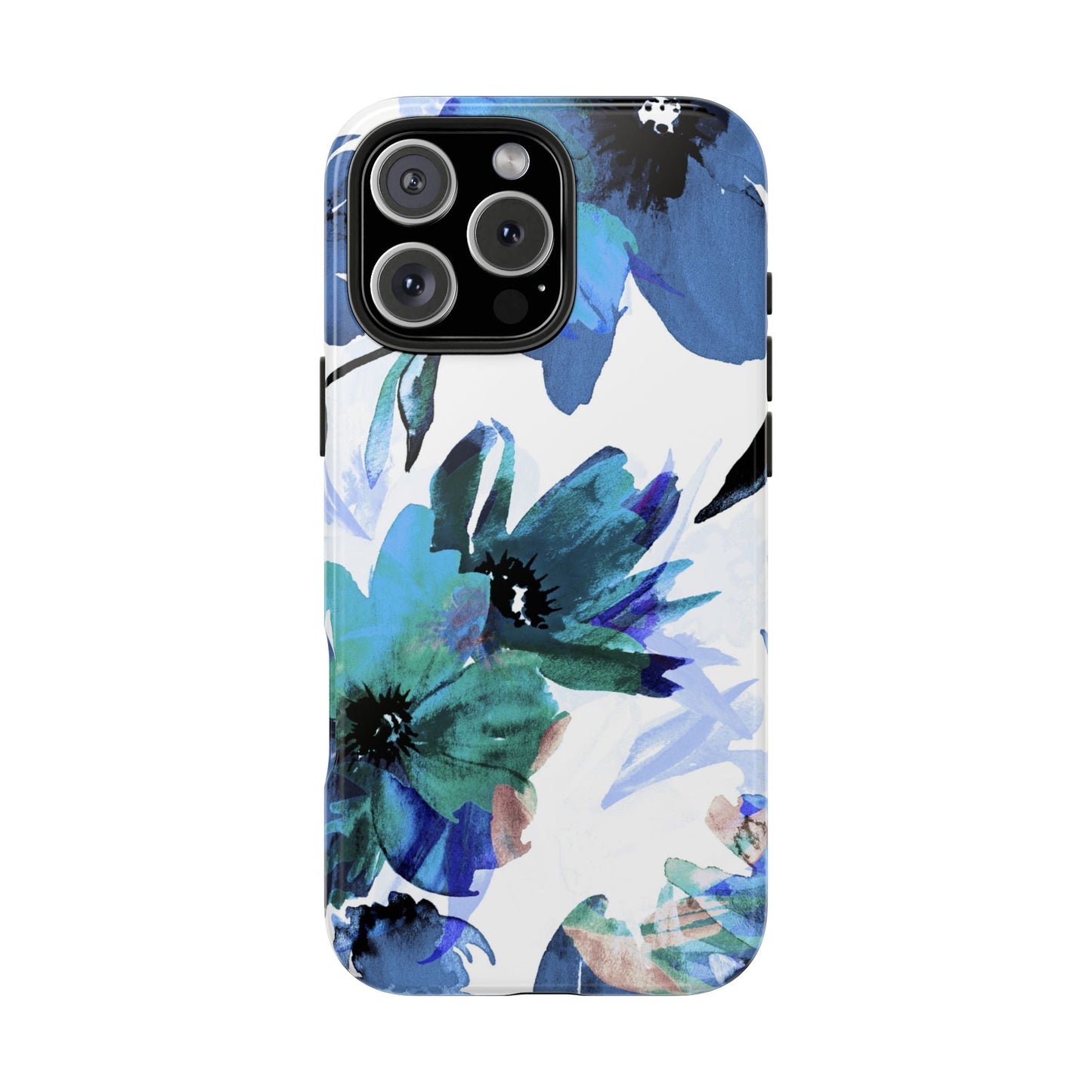 iPhone Case – Serene Blue Blossom - BOGO Cases