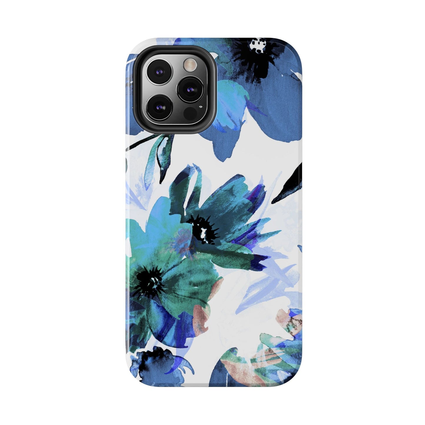 iPhone Case – Serene Blue Blossom - BOGO Cases