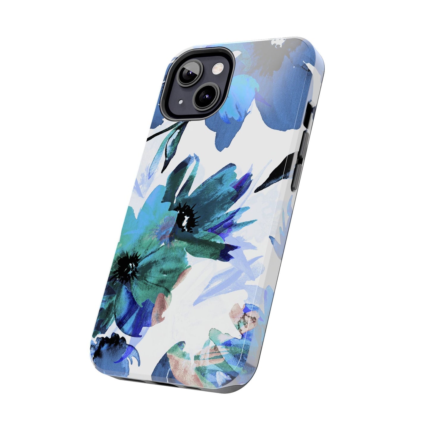 iPhone Case – Serene Blue Blossom - BOGO Cases