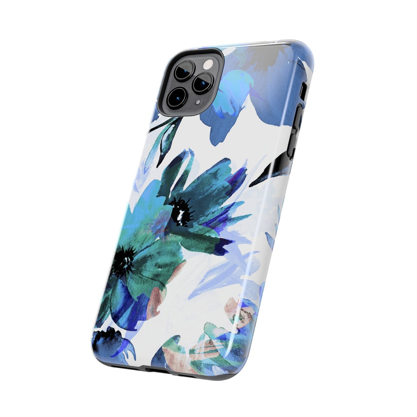 iPhone Case – Serene Blue Blossom - BOGO Cases