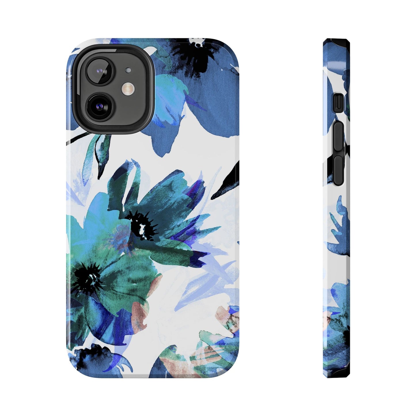 iPhone Case – Serene Blue Blossom - BOGO Cases