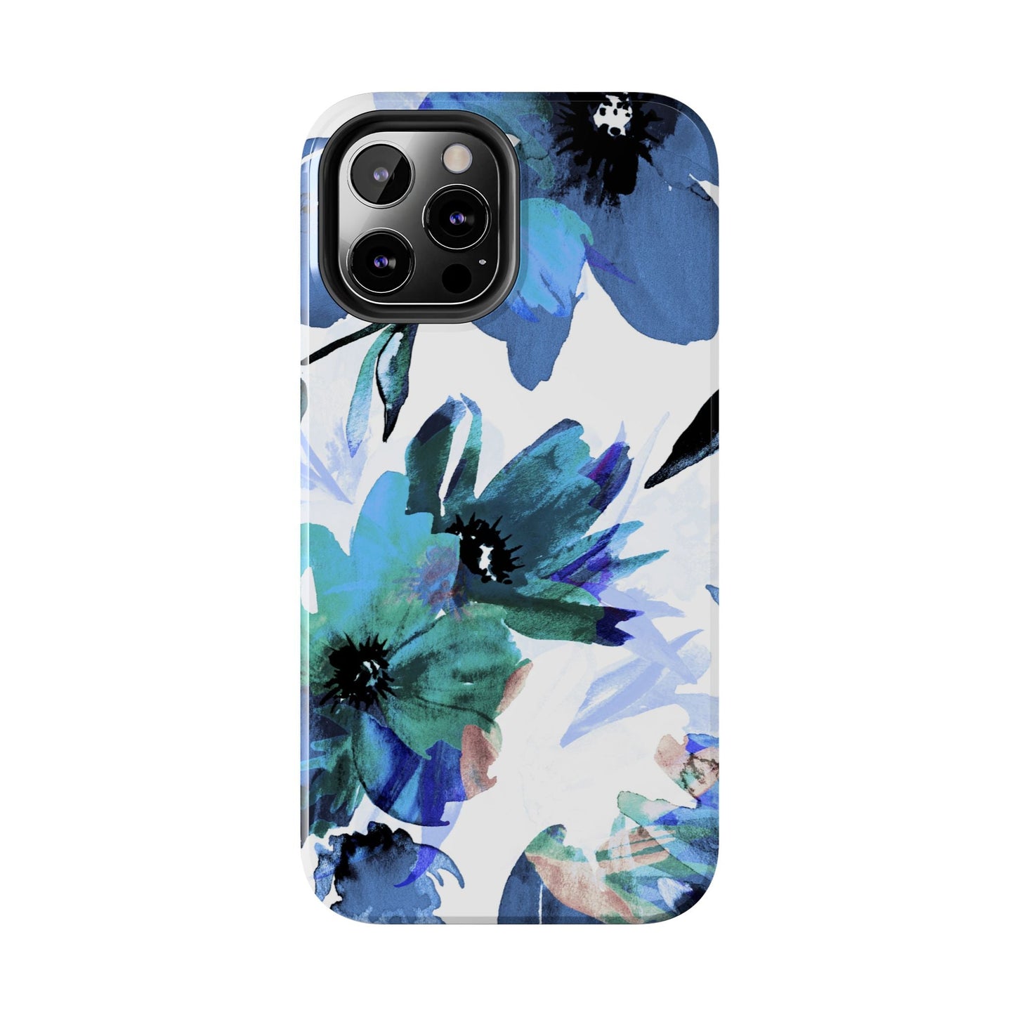 iPhone Case – Serene Blue Blossom - BOGO Cases