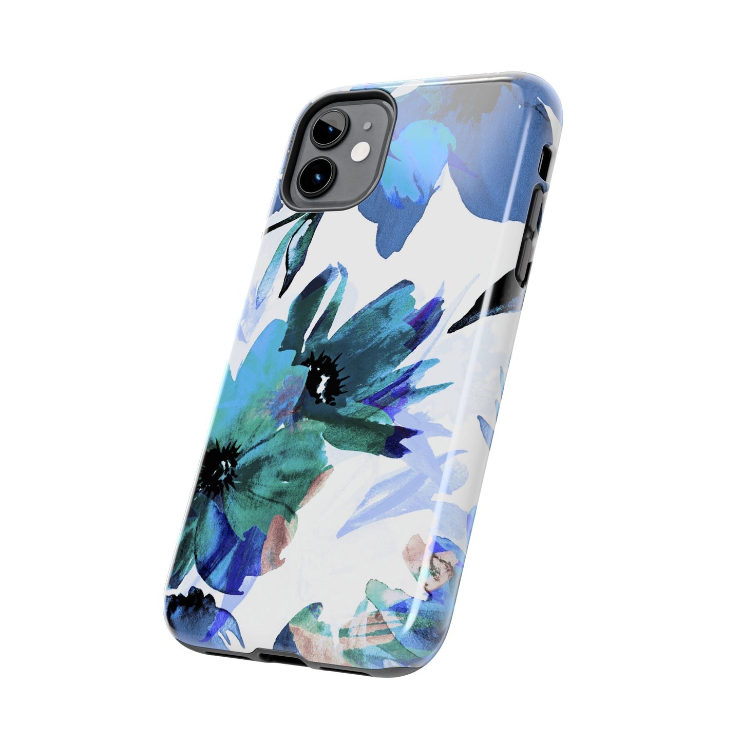 iPhone Case – Serene Blue Blossom - BOGO Cases
