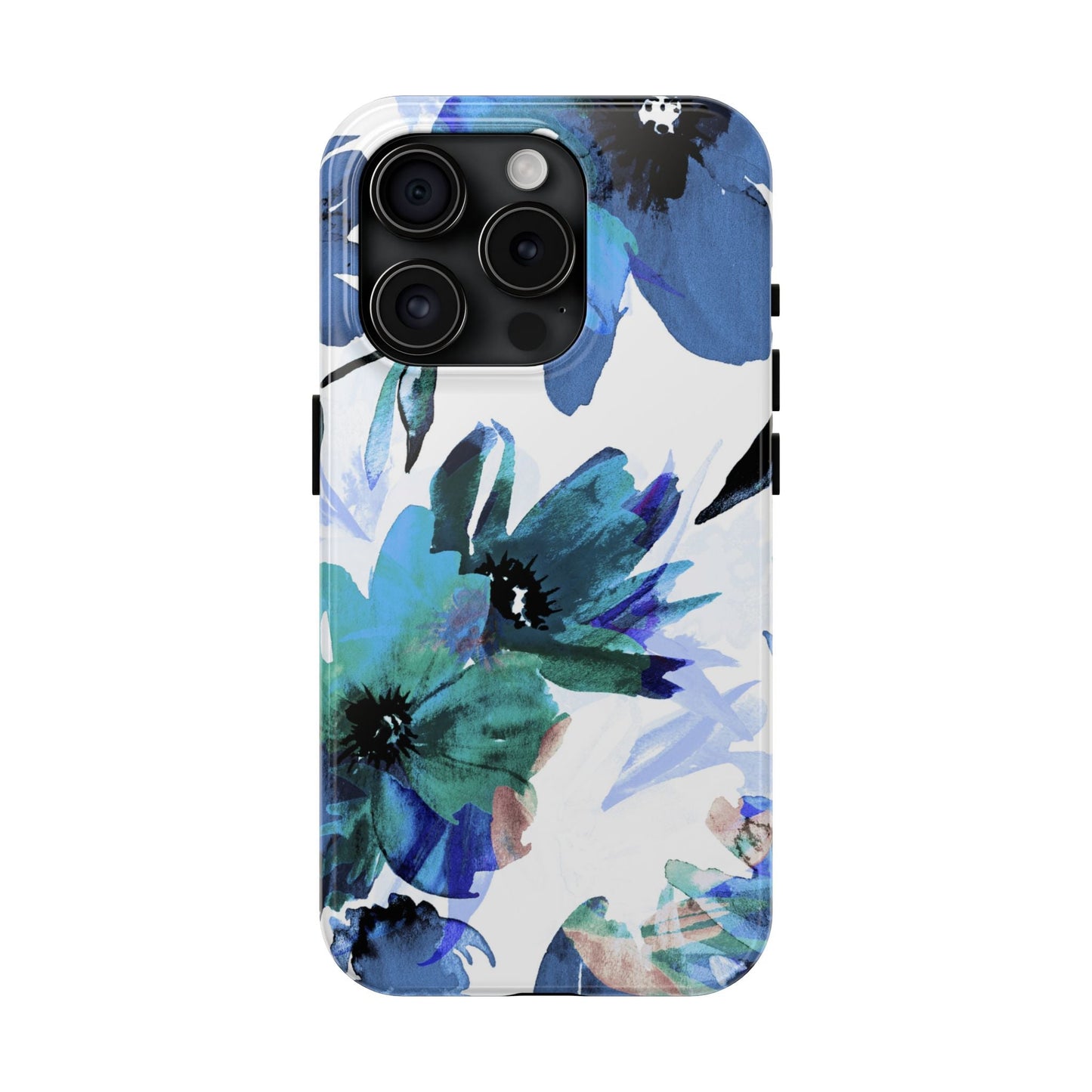 iPhone Case – Serene Blue Blossom - BOGO Cases