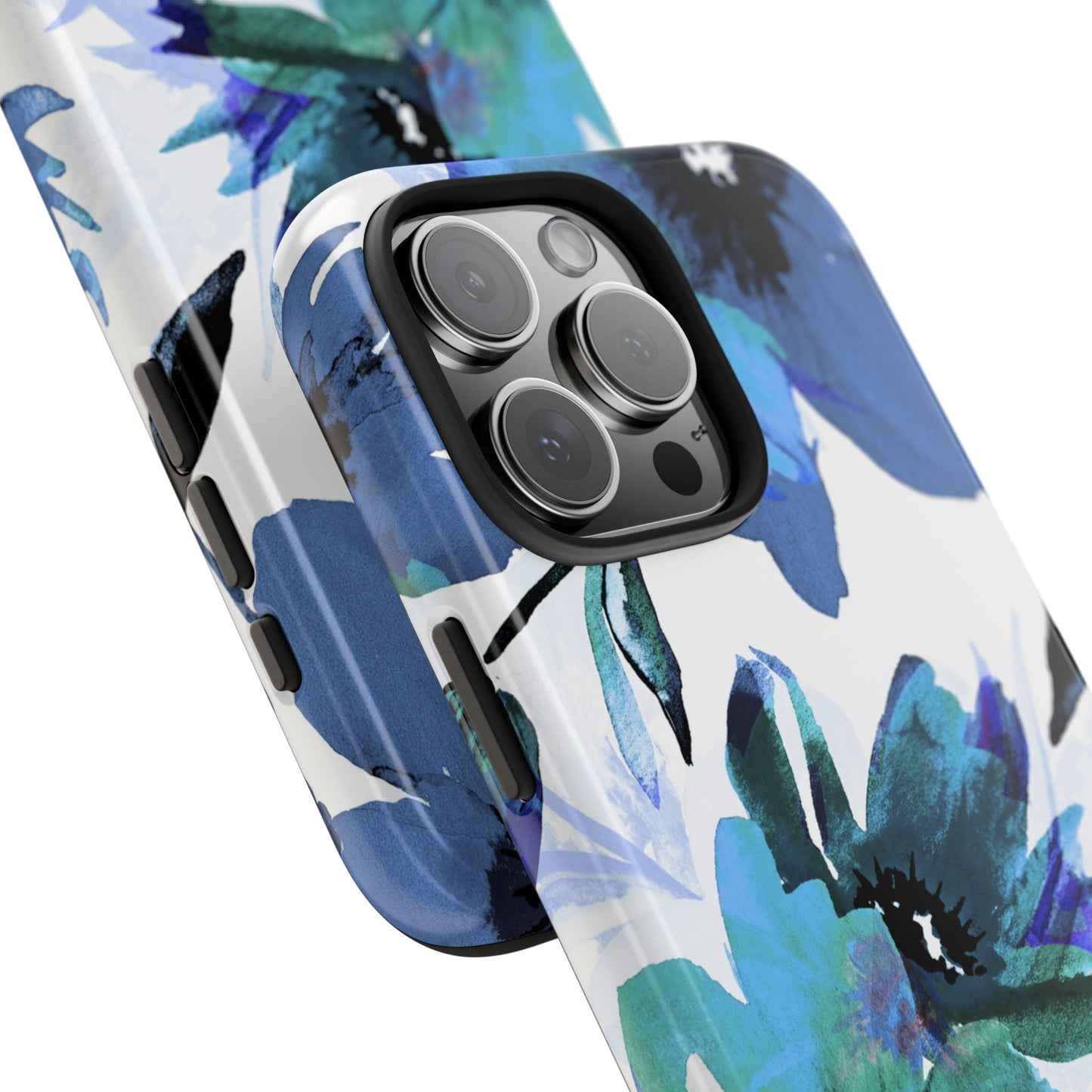 iPhone Case – Serene Blue Blossom - BOGO Cases