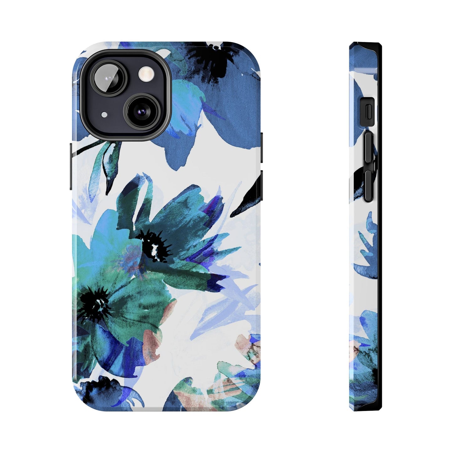 iPhone Case – Serene Blue Blossom - BOGO Cases